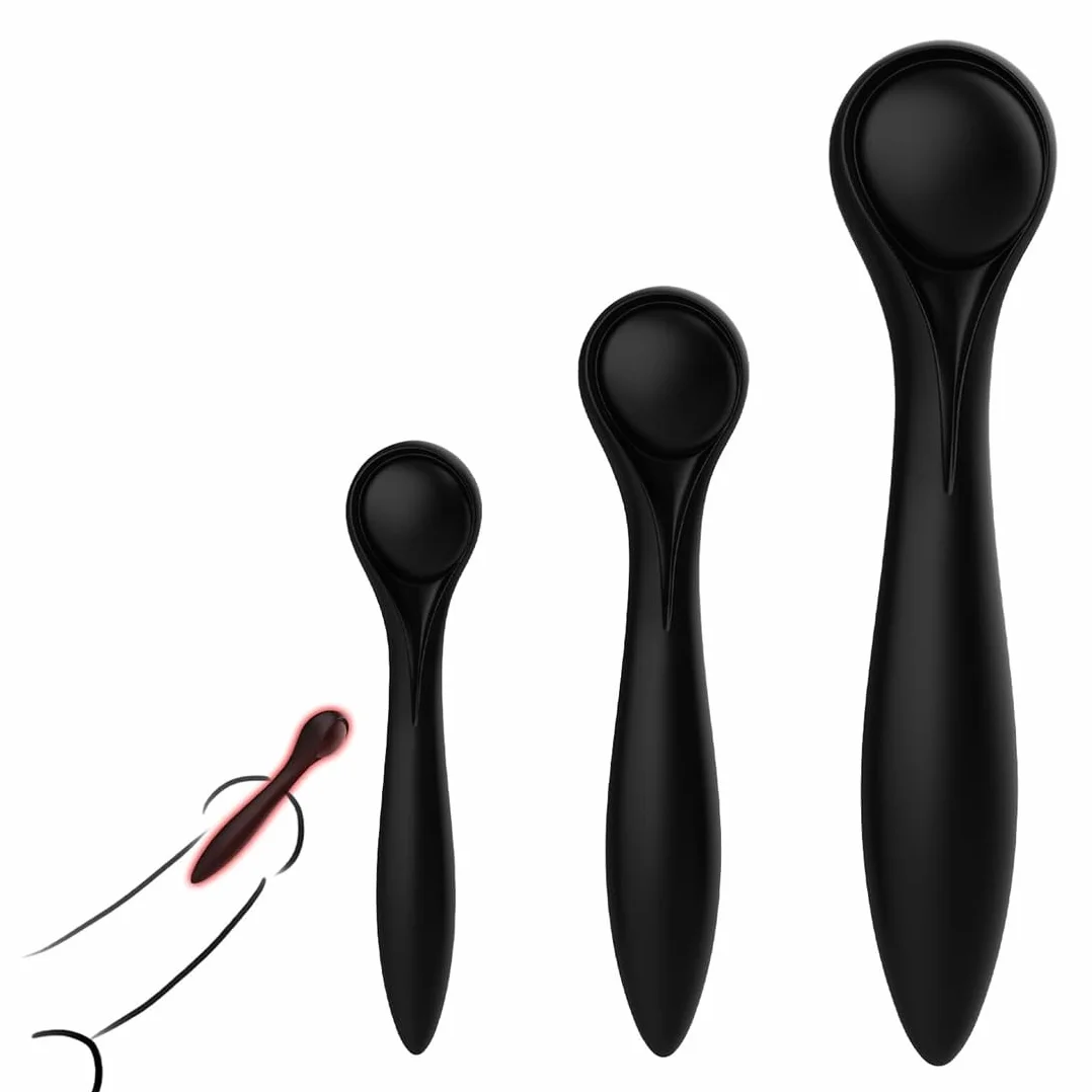 Dilatatore Uretrale per Uomini, Stimolazione Intima con Design Ergonomico e Comfort Sicuro, Accessorio per Sensazioni Intensive, 3 Pezzi