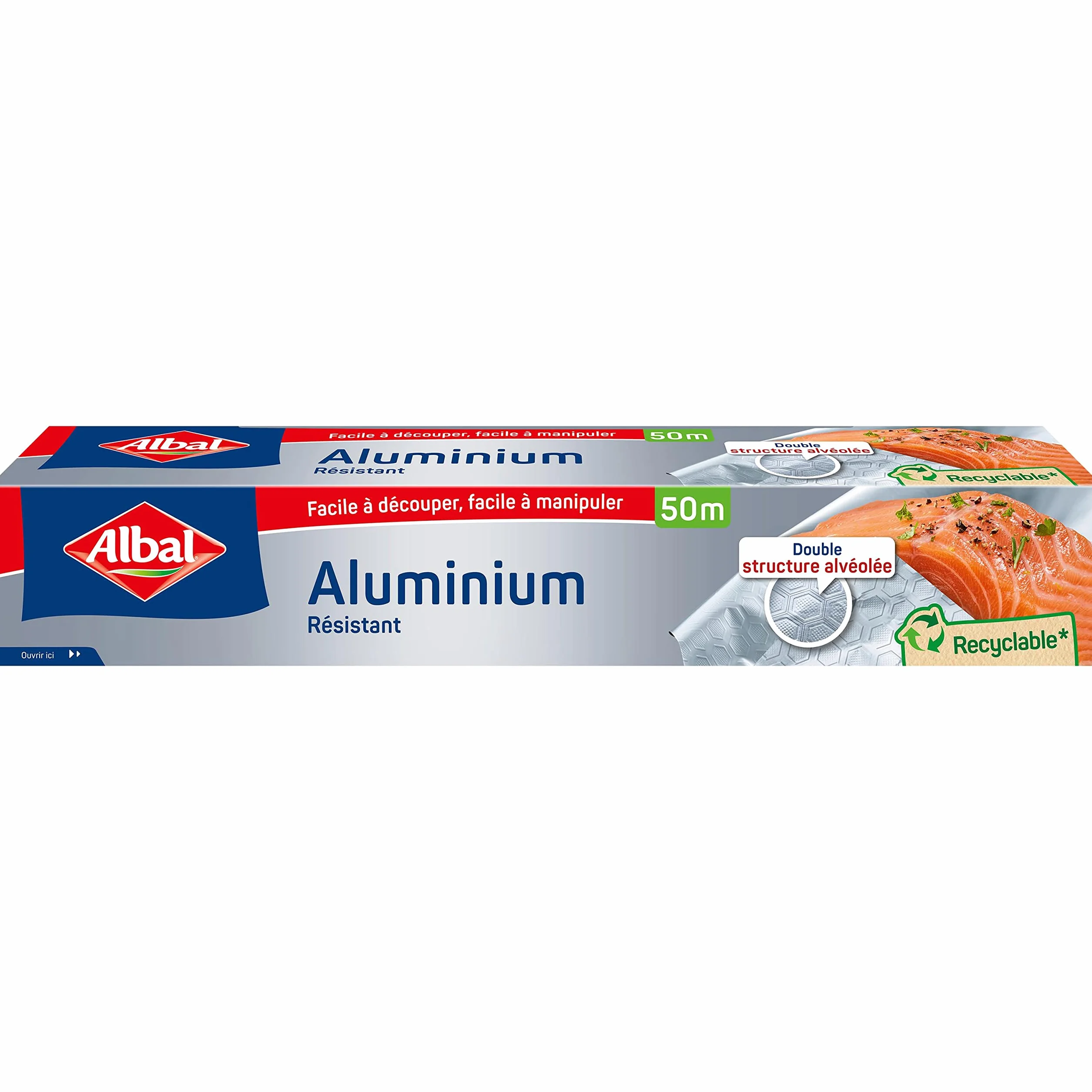 Albal Rotolo di alluminio resistente facile da tagliare