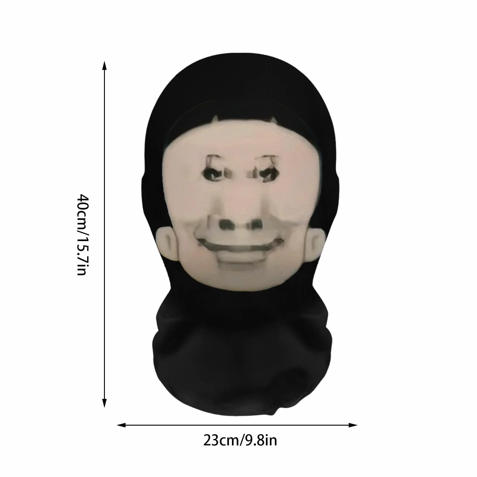 Cool Headgear Face Cover Copertura Integrale per Costume Realistica Accessorio Cosplay Adulti