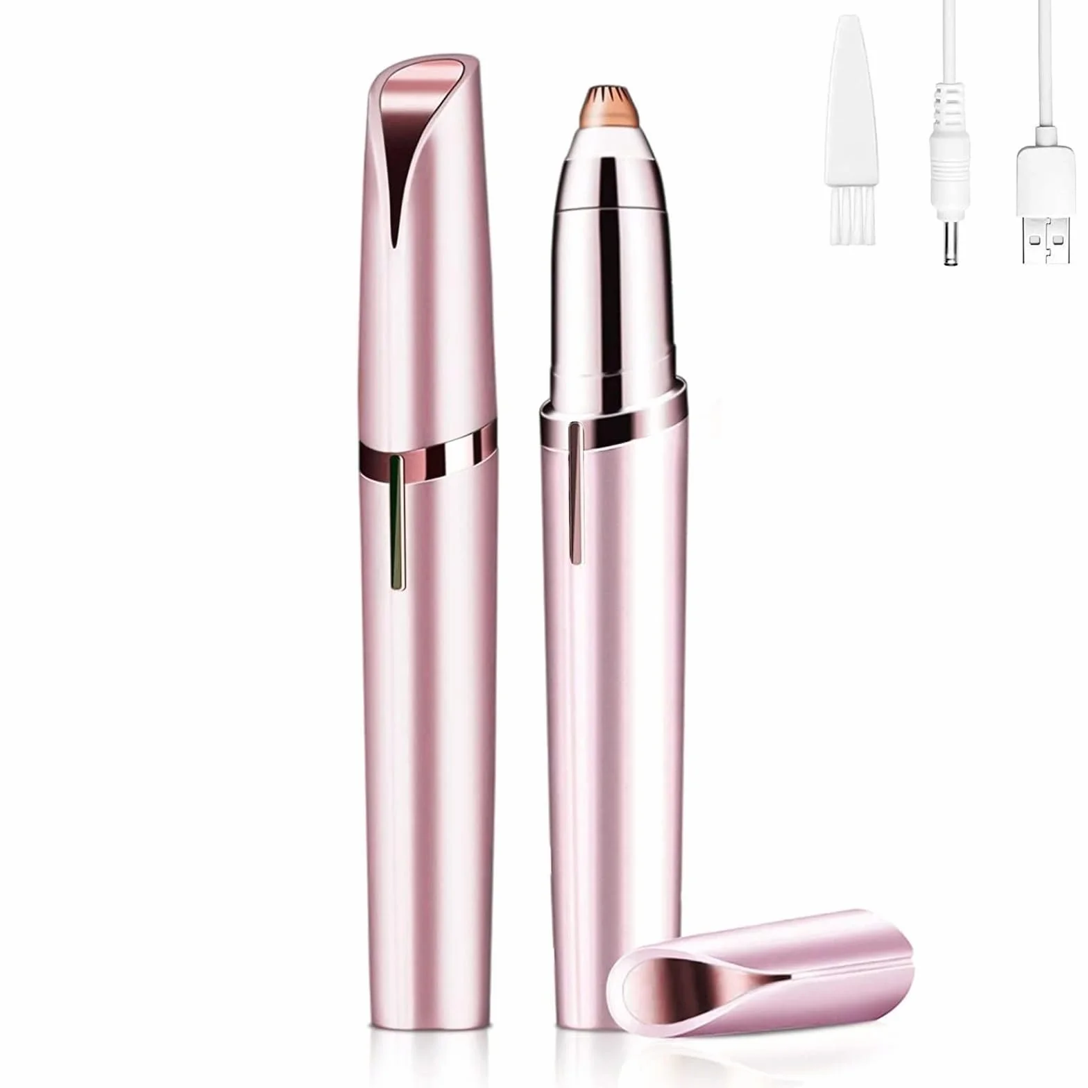 Epilatore Donna Sopracciglia Labbra Corpo Viso Champagne Oro