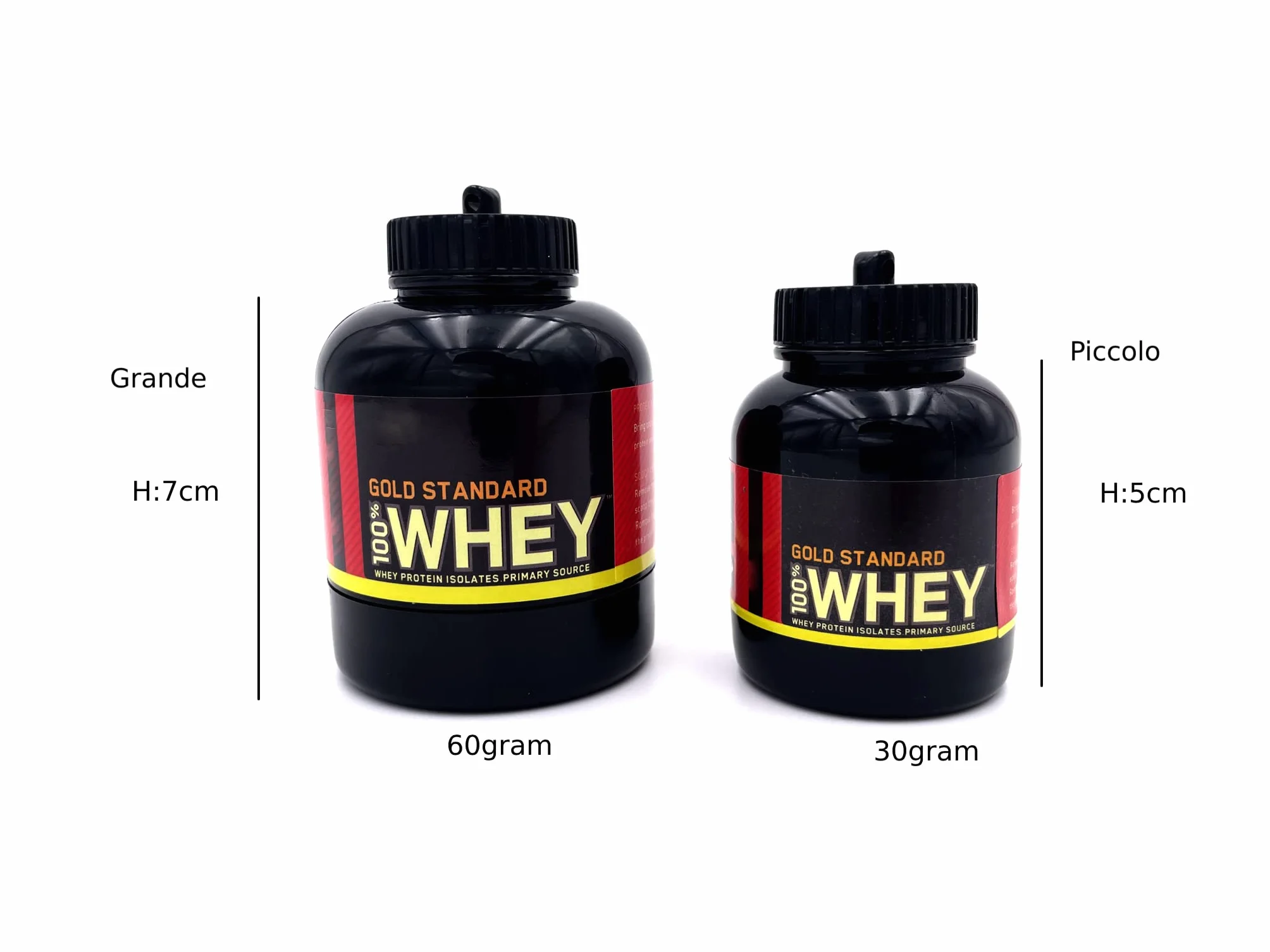 Porta Proteine Whey in Polvere, 30 grammi contenitore di proteine in polvere portatile per lo sport, palestra, dieta