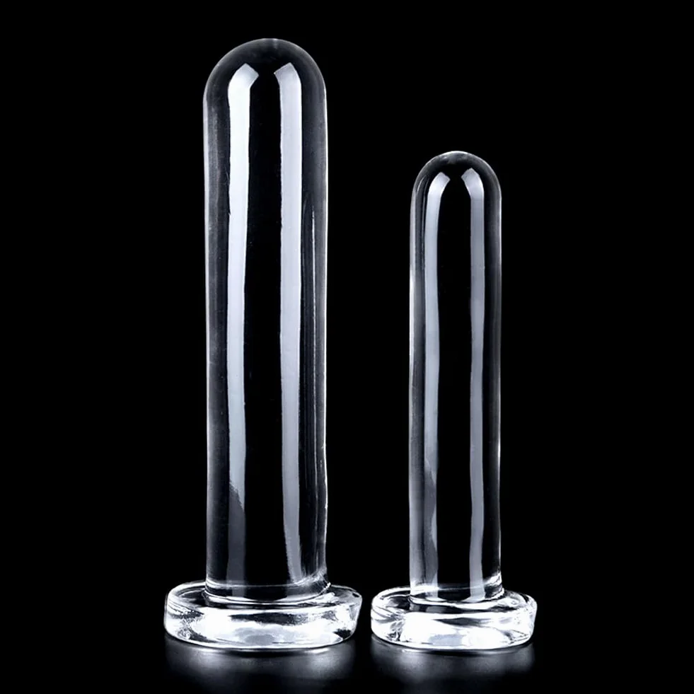Roluck Plug Anale con Ventosa, TPE Dildo Trasparente Giocattoli Sessuali per Uomini Massaggio della Prostata Anale Masturbazione Stimolazione del Punto G per Donne (S)