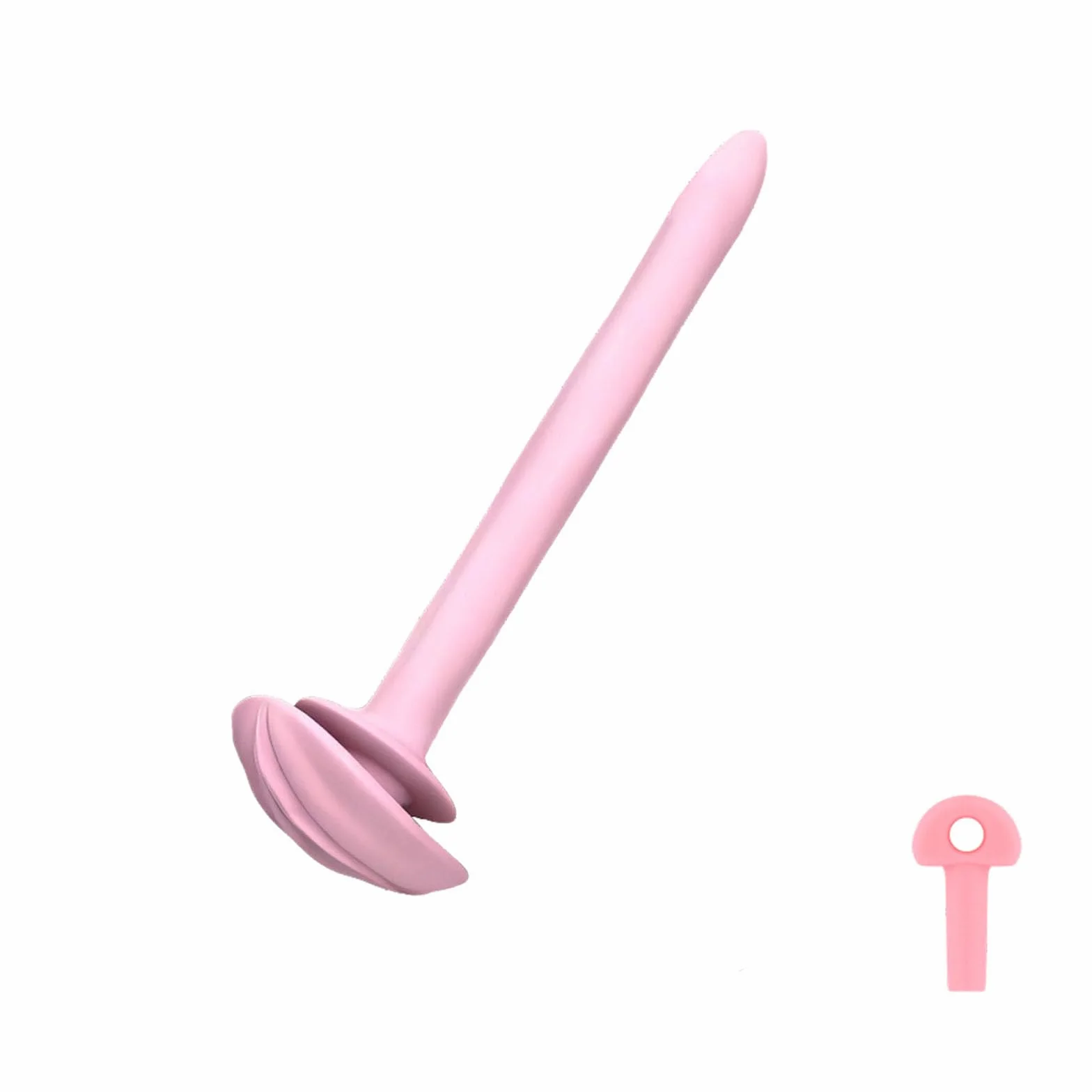 Gabbia Per Pene in Silicone Da 6 Mm Plug Per Pene Con Design Anti-sissy Dilatatore Uretrale Catetere Giocattolo Sessuale Estremo Per Uomini (Pink)