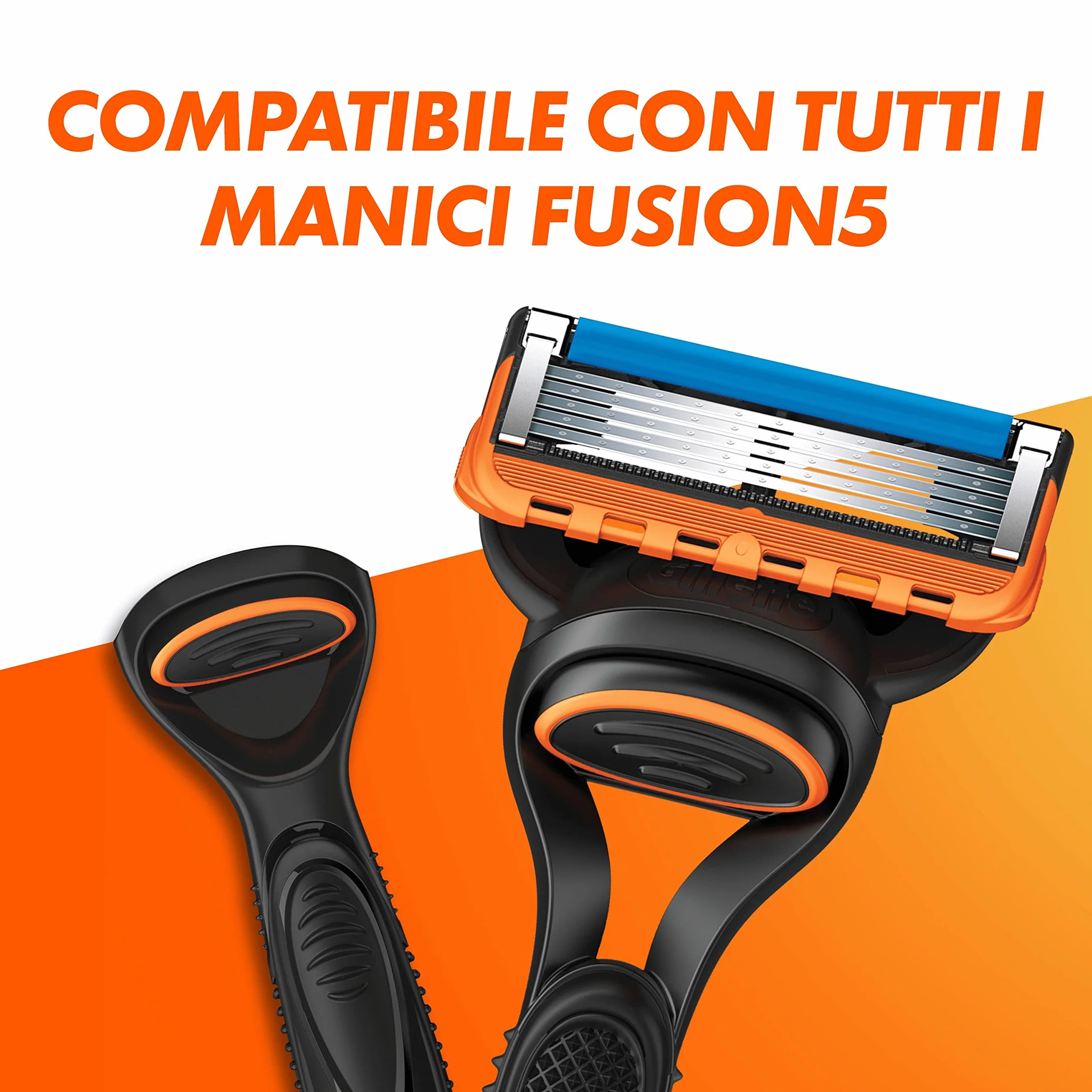 Gillette Fusion5 Lamette di Ricambio per Rasoio da Uomo (4 lamette)
