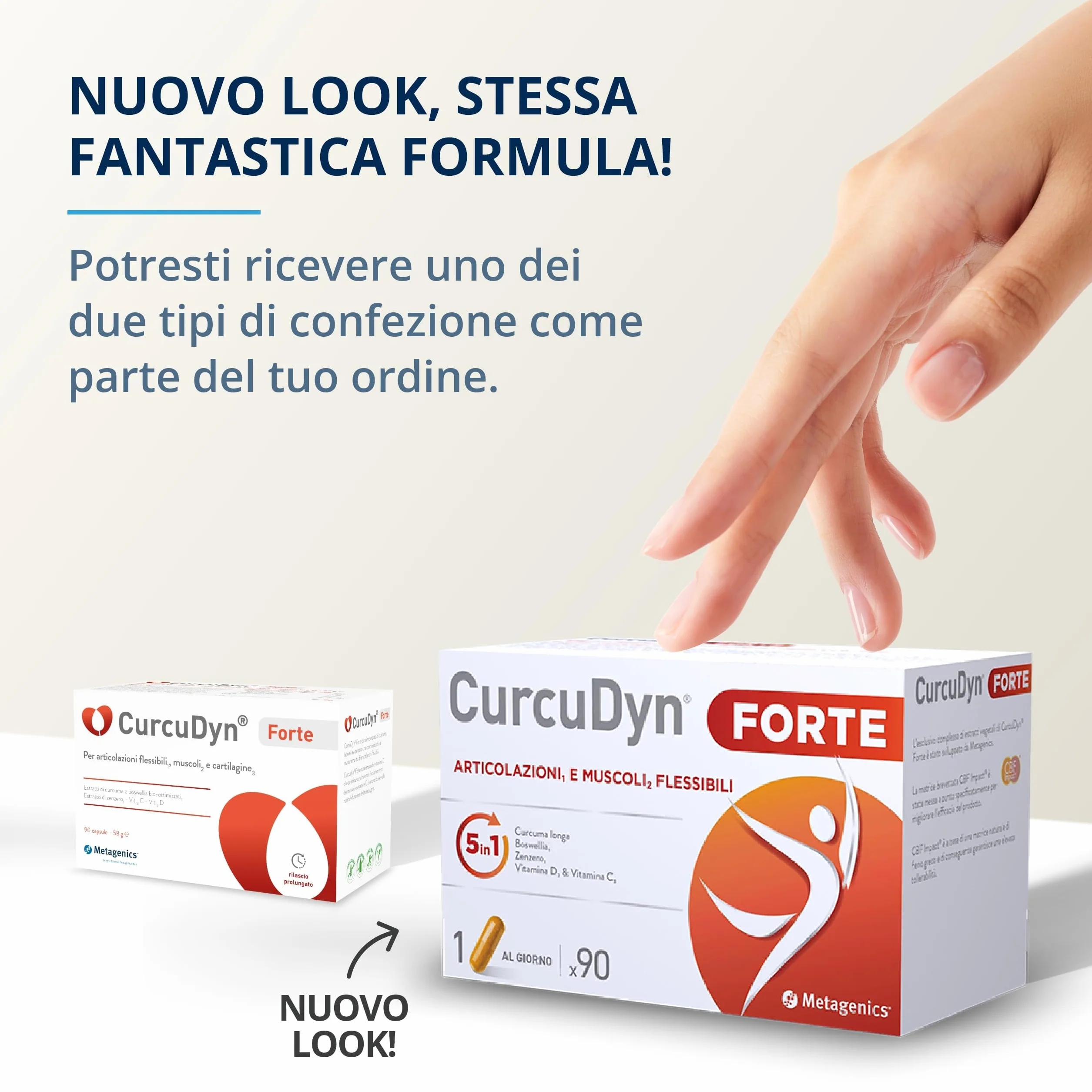 Metagenics CurcuDyn Forte 90 Gellule - Benessere Articolazioni Cartilagini Tendini