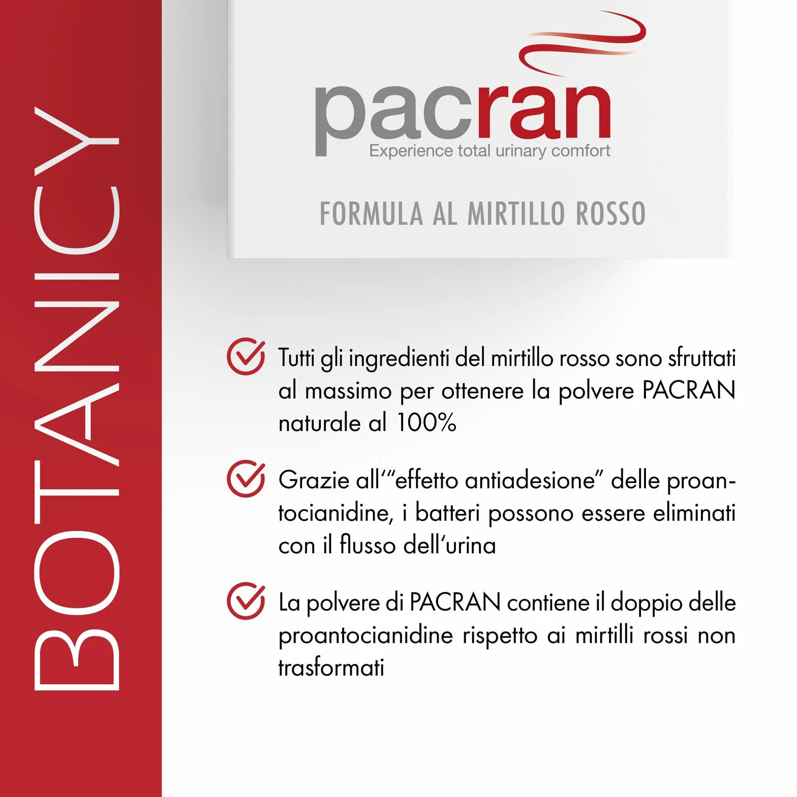 Botanicy MIRTILLO ROSSO + D-MANNOSIO - 60 compresse - supporta vescica & vie urinarie - pacran® polvere di mirtillo rosso, vitamina C e D3, estratto di semi di zucca & radice di tarassaco