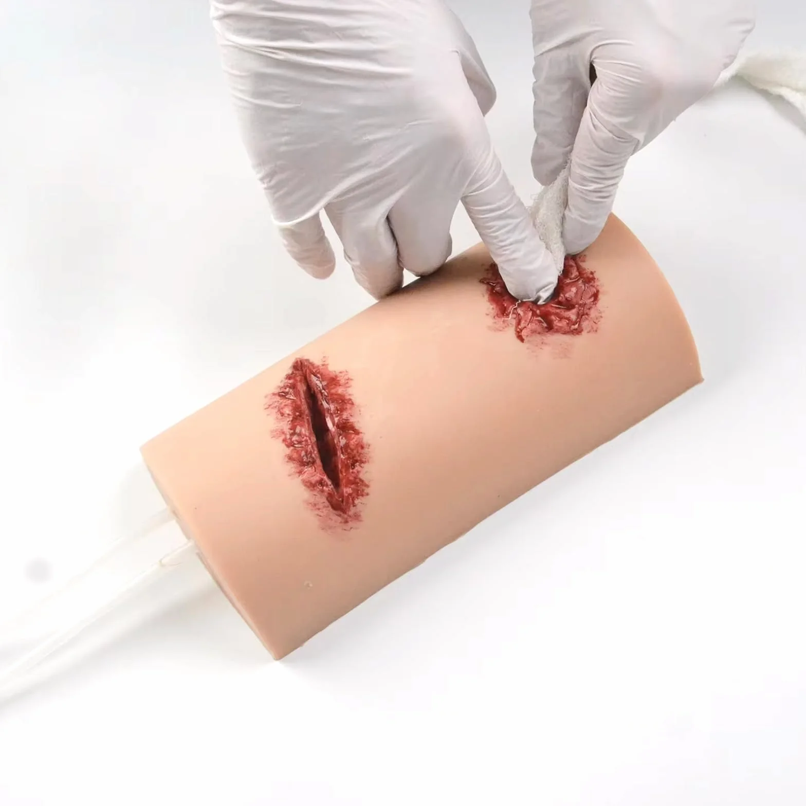 Trainer 2 in 1 controllo emorragie medicazione ferite – Kit formazione realistico per fermare emorragie pratica cure emergenza