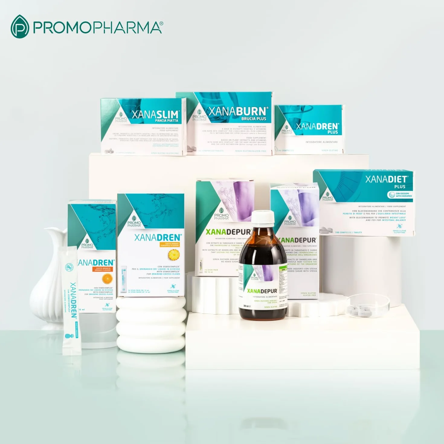 Xanadren MD Integratore Alimentare Betulla Pilosella Equiseto Ortica Drenante Diuresi Ananas 10 Stick 15 ml