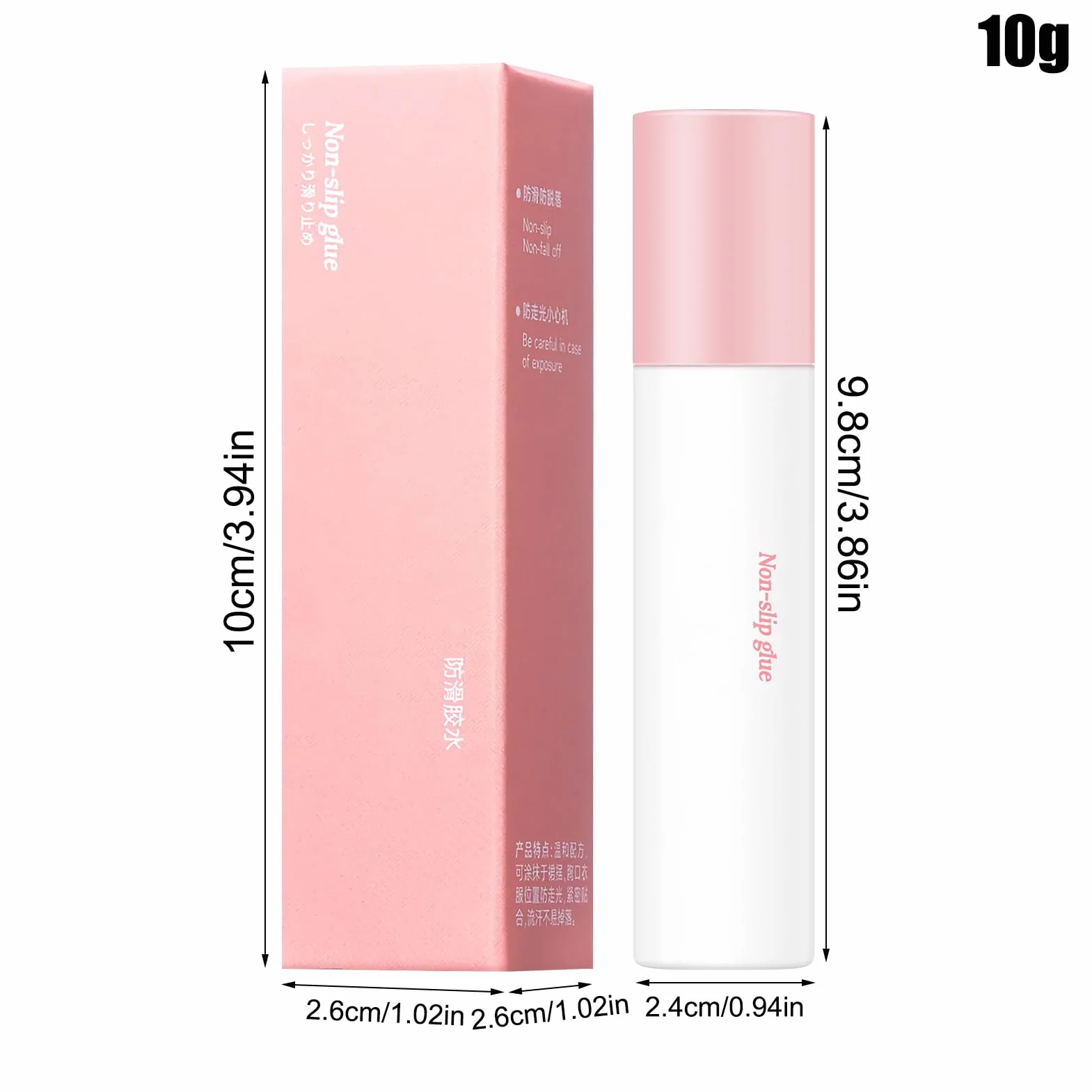 Body Adhesive Roll On, 20 g Skin Bonding Liquid, Non Slip Quick Drying Body Tape, Trasparente Sweatproof Glue Stick, ideale per Travel, Everyday Wear, Secure Sports Fit