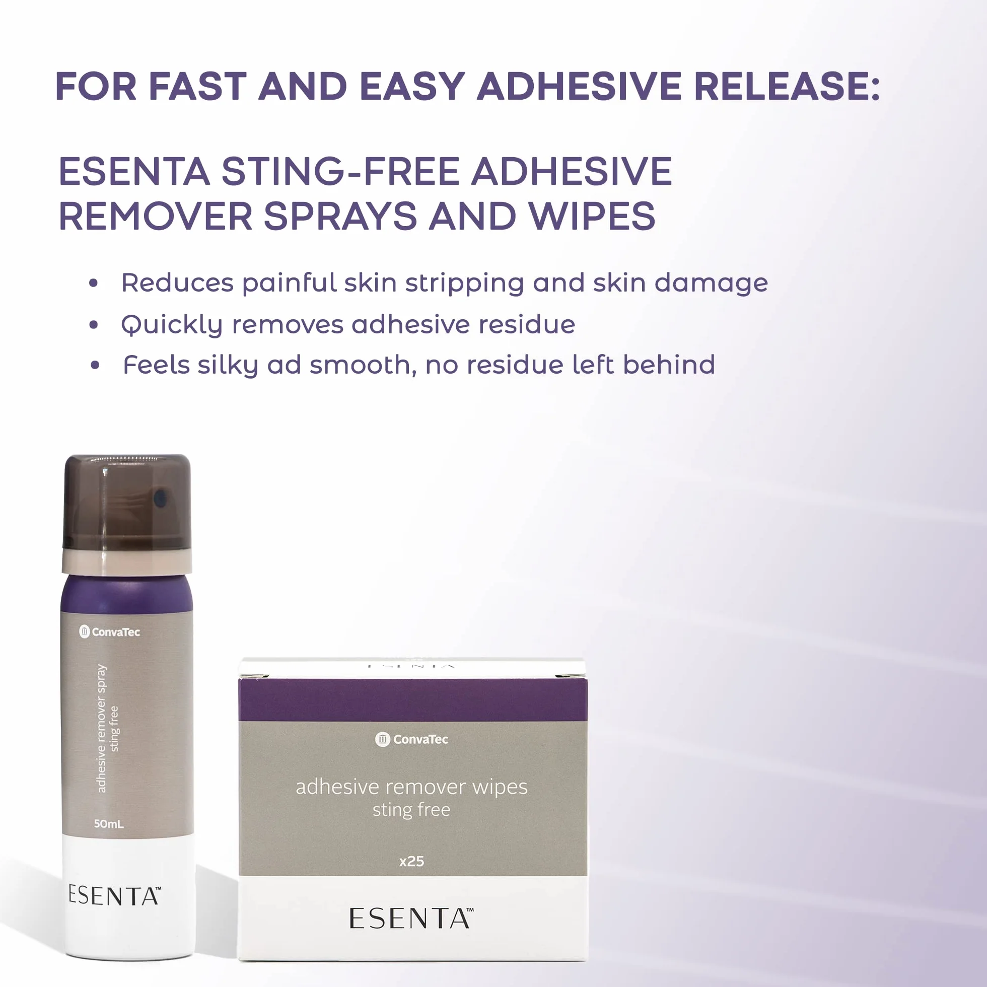ESENTA reizfreier Pflasterenferner Spray, 50 ml Soluzione