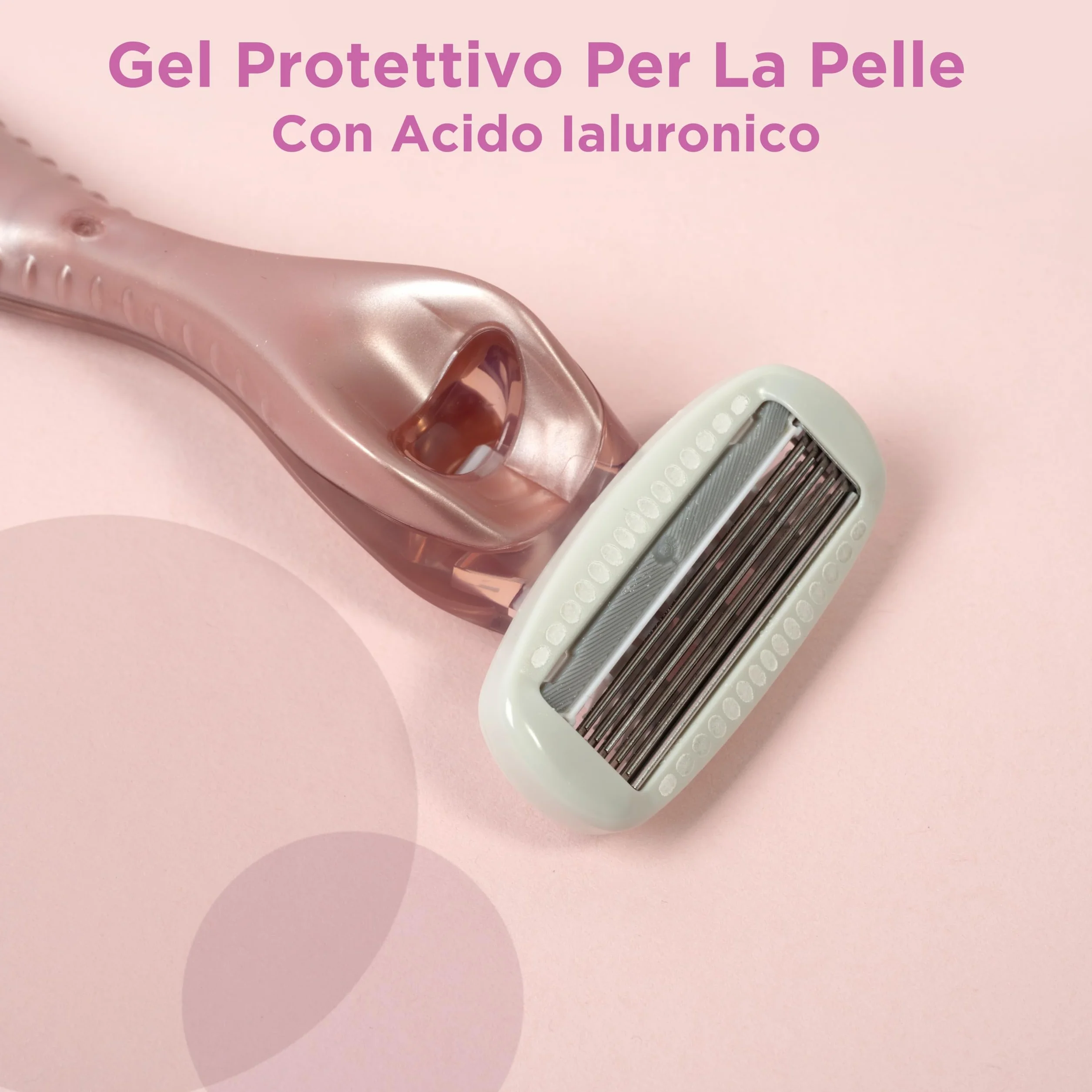 Wilkinson Sword - Intuition Complete XXL Pack - Rasoi per donna - Confezione XXL con 1 rasoio + 6 lame di ricarica - Contiene gel Skin Protect