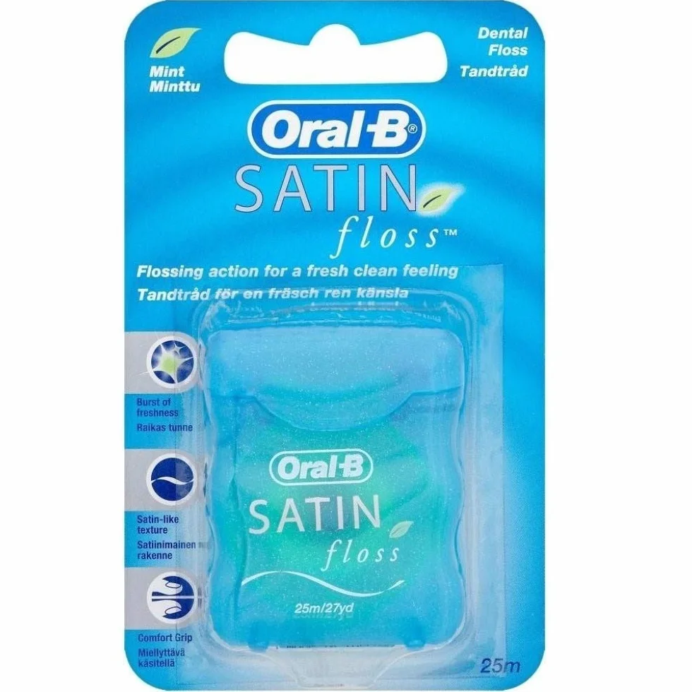 Oral-B FILO INTERDENTALE SATINFLOSS MENTA MT. 25 (6 x 25m)