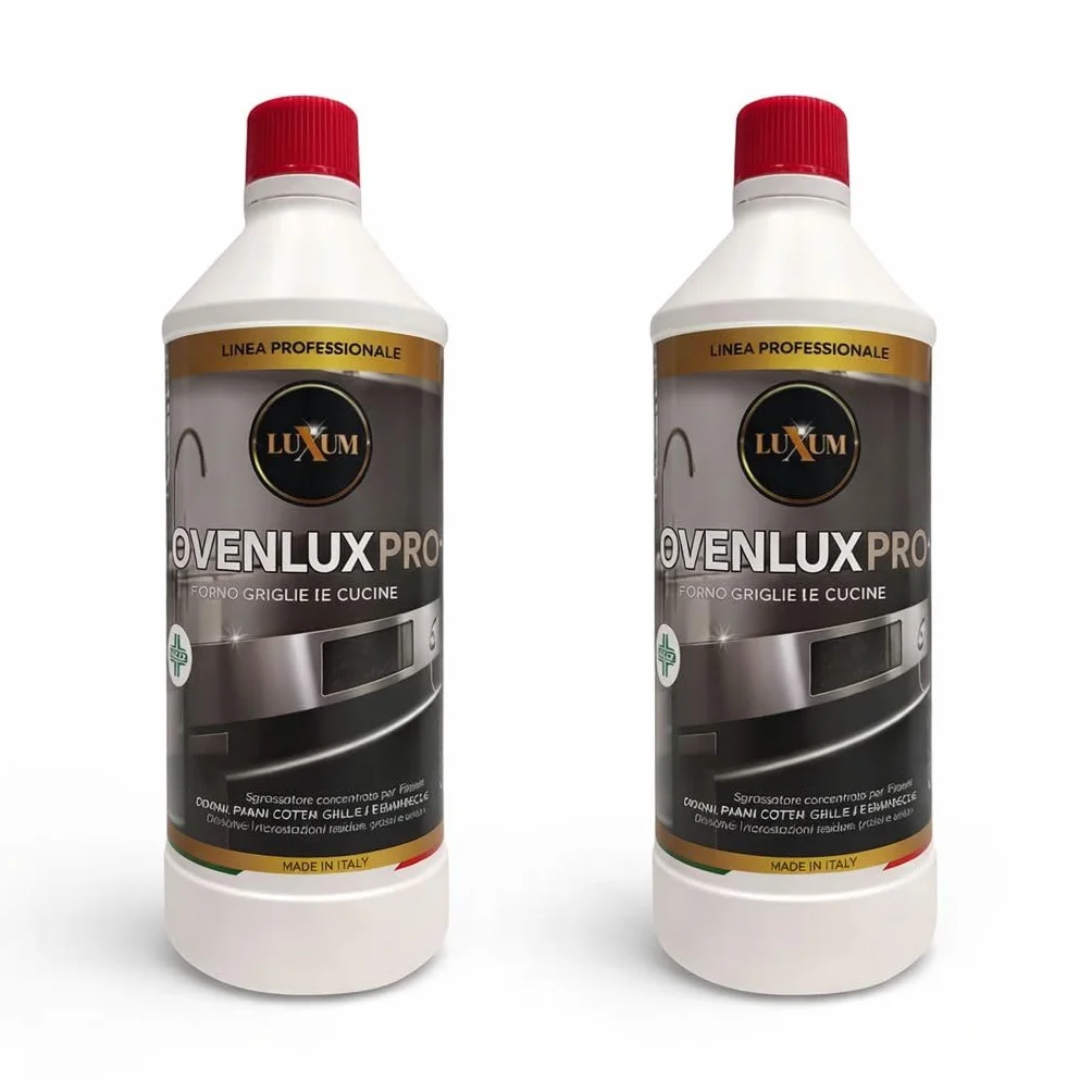 OvenLux PRO Detergente sgrassante decarbonizzante HACCP 2 × 750 ml
