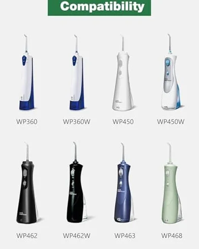 Caricatore a due pin per Waterpik Cordless Plus Water Flosser WP-450 WP-450W WP-450C WP-450EC