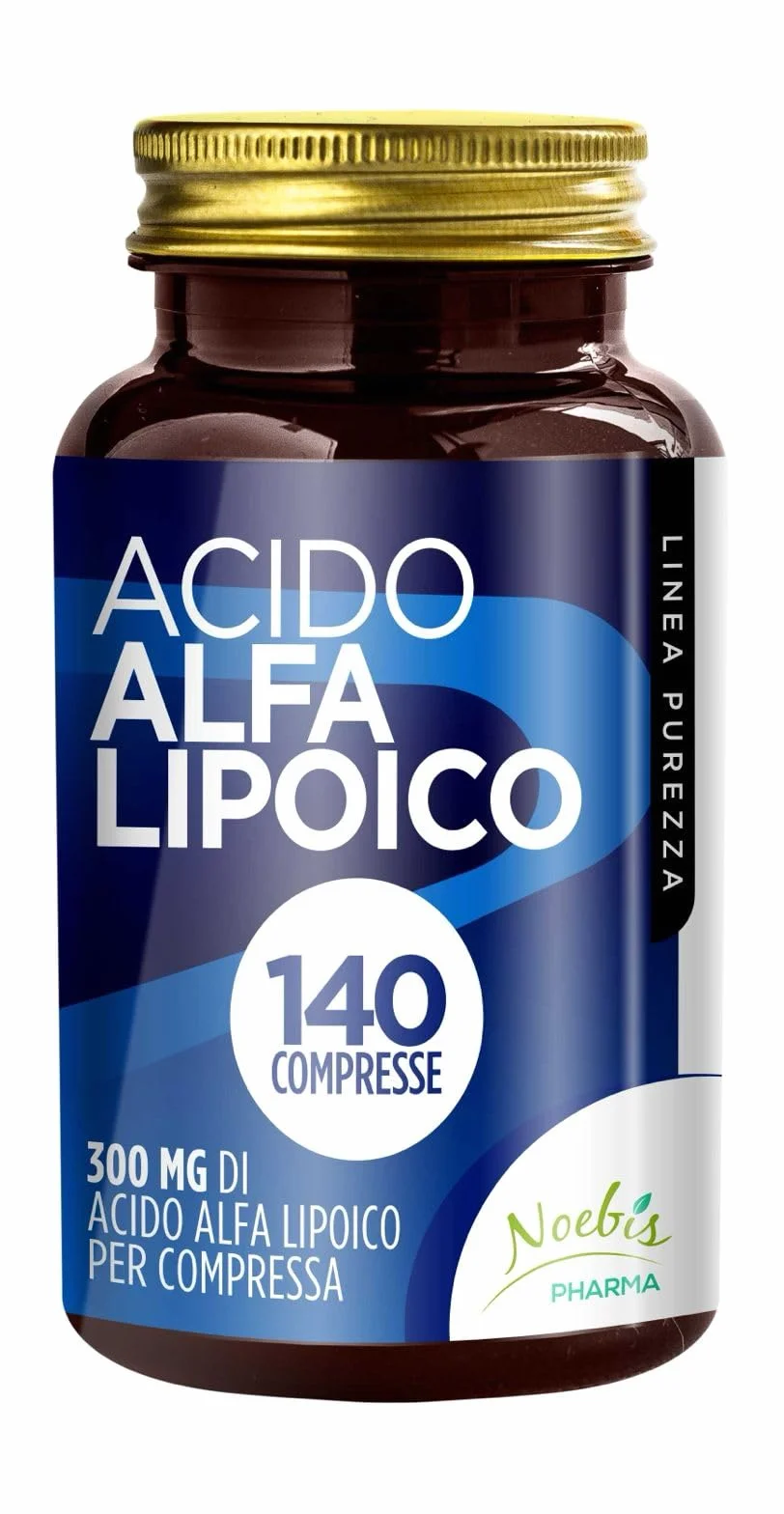 Acido Alfa Lipoico Noebis Pharma 300 mg 140 Compresse Supporto Antiossidante Metabolismo Energetico