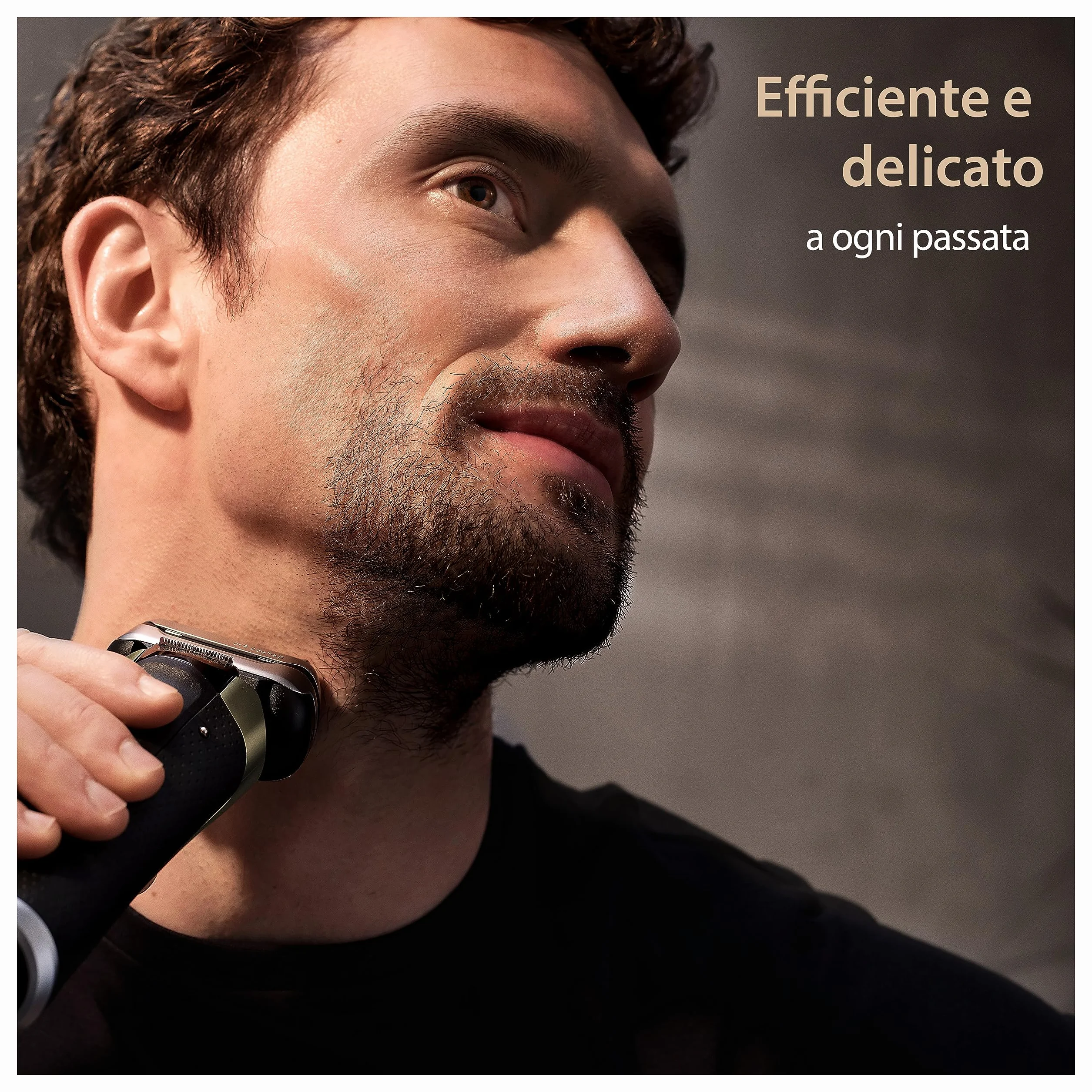 Braun Series 9 PRO+ Rasoio Elettrico Uomo, Impermeabile, Batteria Litio Ion, Serie 9567cc Argento