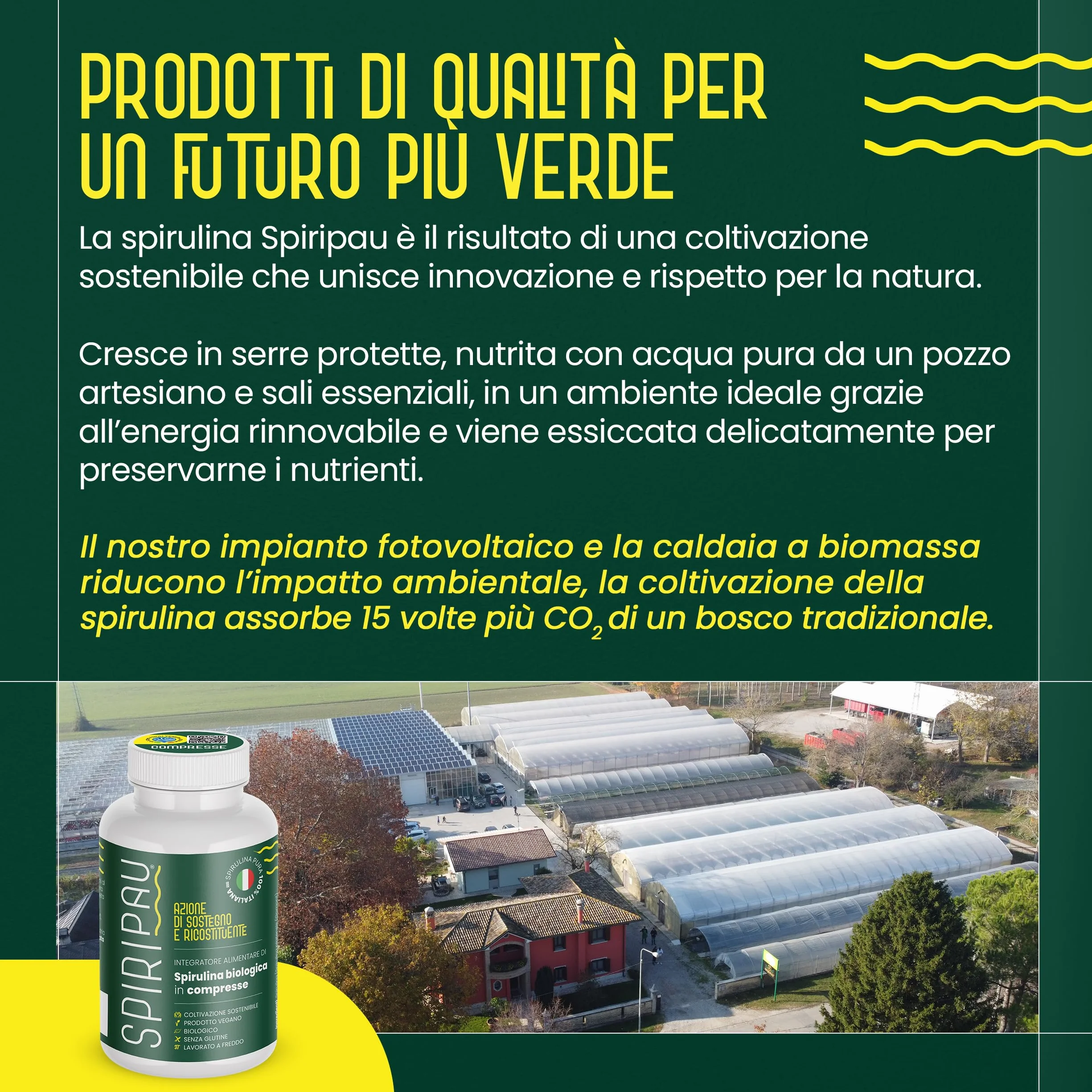 Spirulina Bio Compresse 100 Compresse