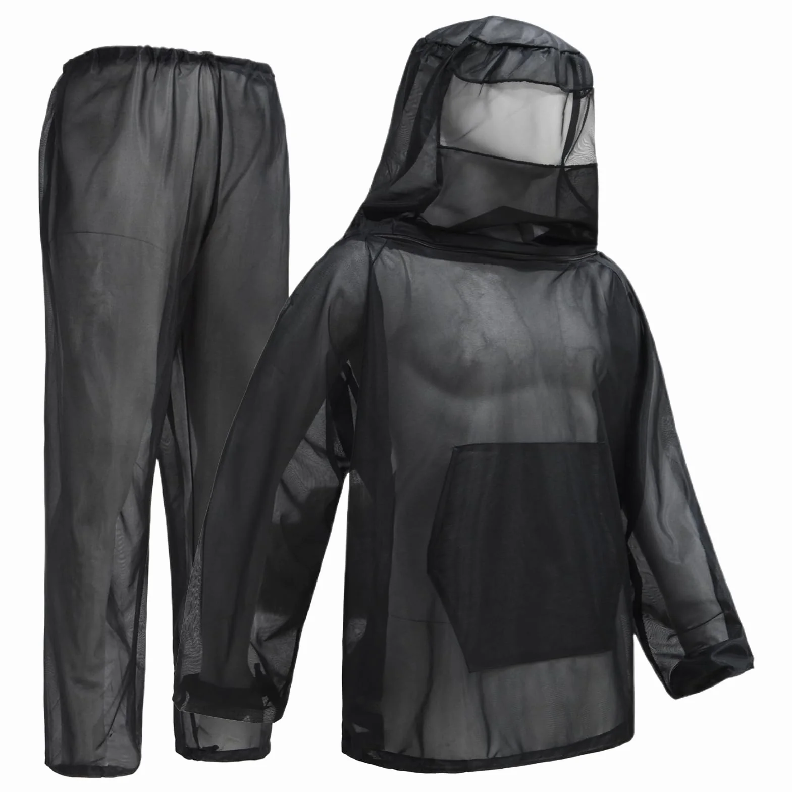 Abbigliamento Antimosche Tuta Completa Rete Antinsetti Protezione Camping Escursionismo Giardinaggio