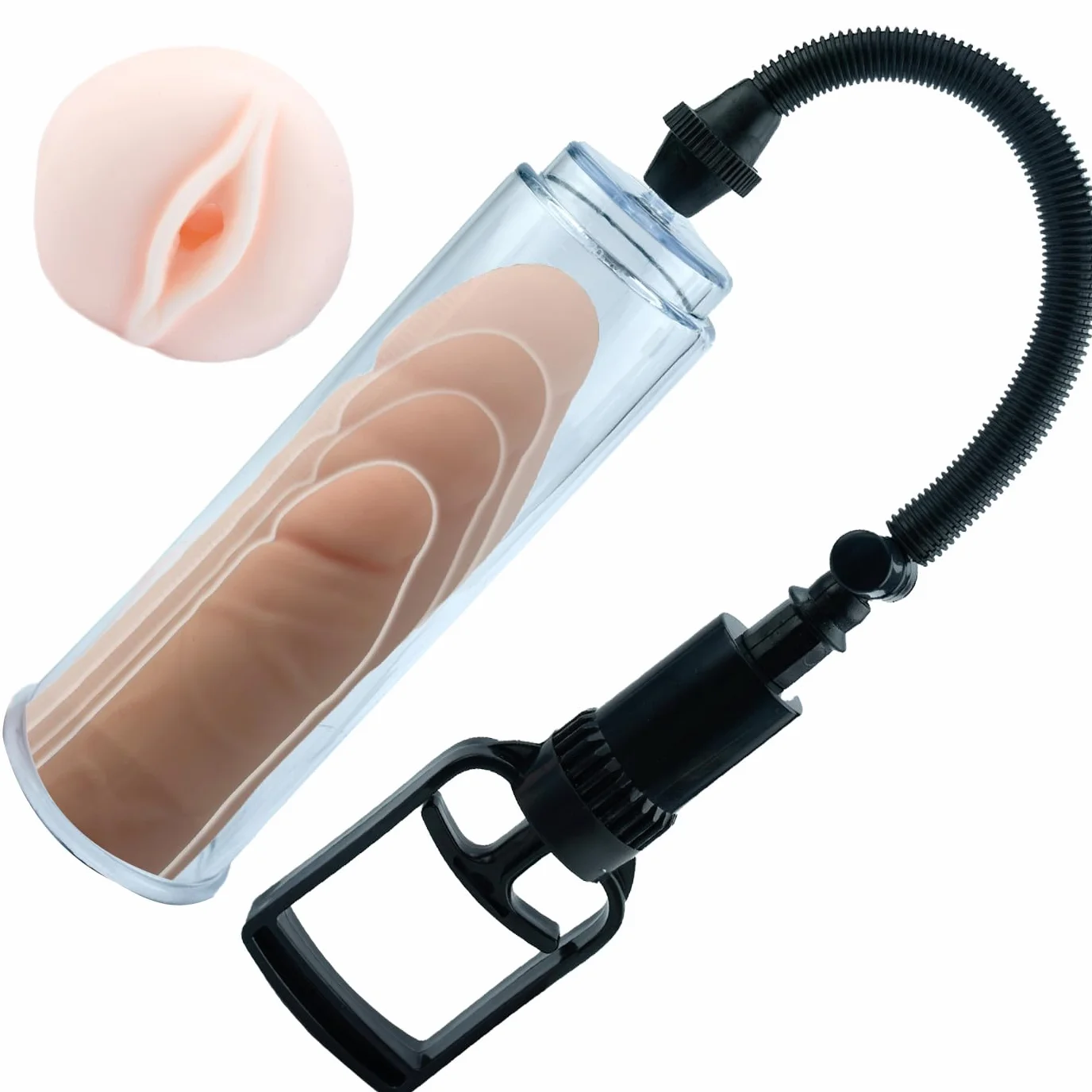 Pompa pene Estensore uomo Sex toys Vacuum device Pompa per il Ingrandimento vacuum pene uomo allungare Prolunga P02-10