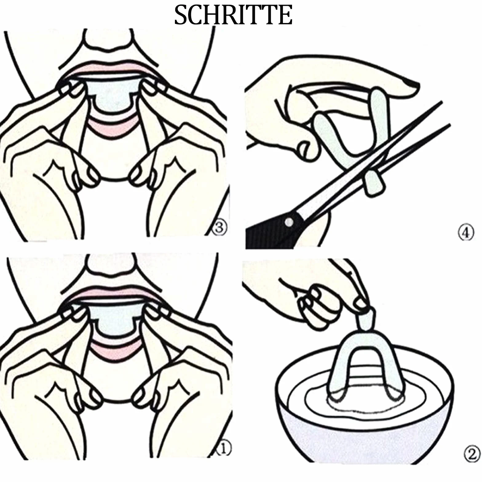 Sbiancante denti 6 binari sbiancanti