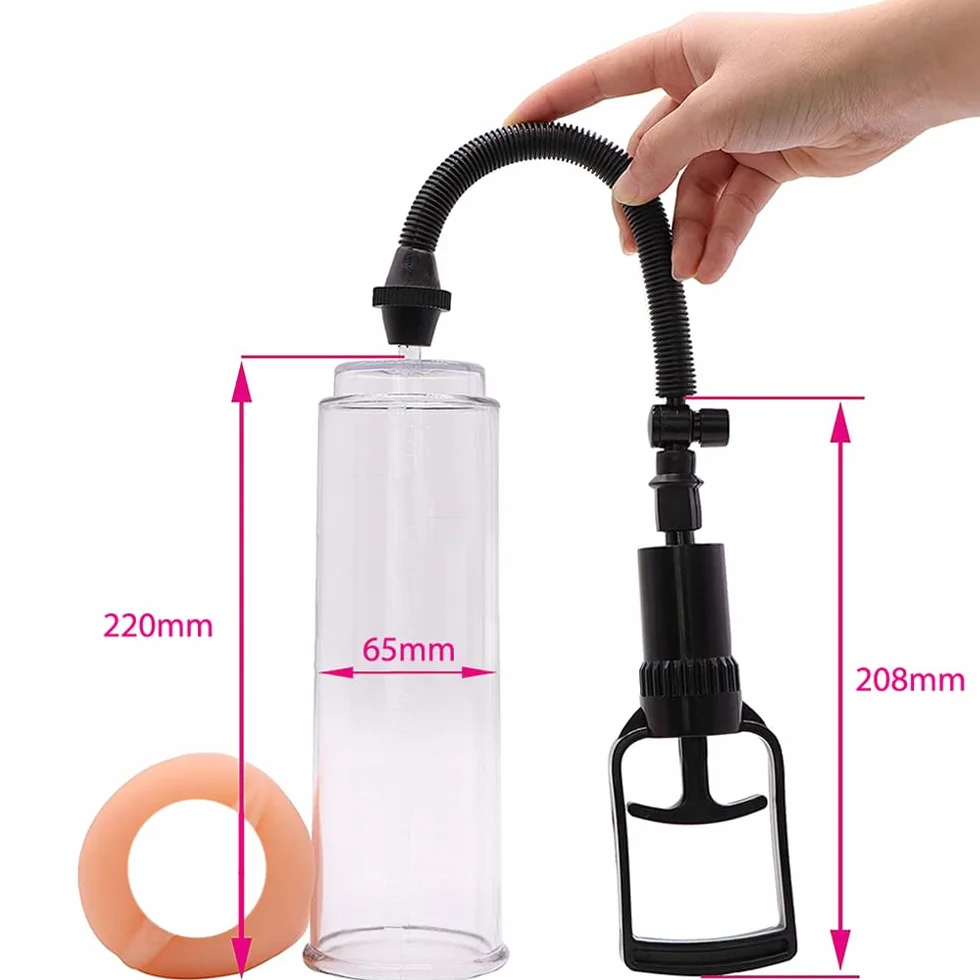 Glowdolls Allenamento Pompa vuoto per Uomini Permanente Vacuum Device per Allunga Acqua Allungamento Ingrandimento Pump Toys -fi2