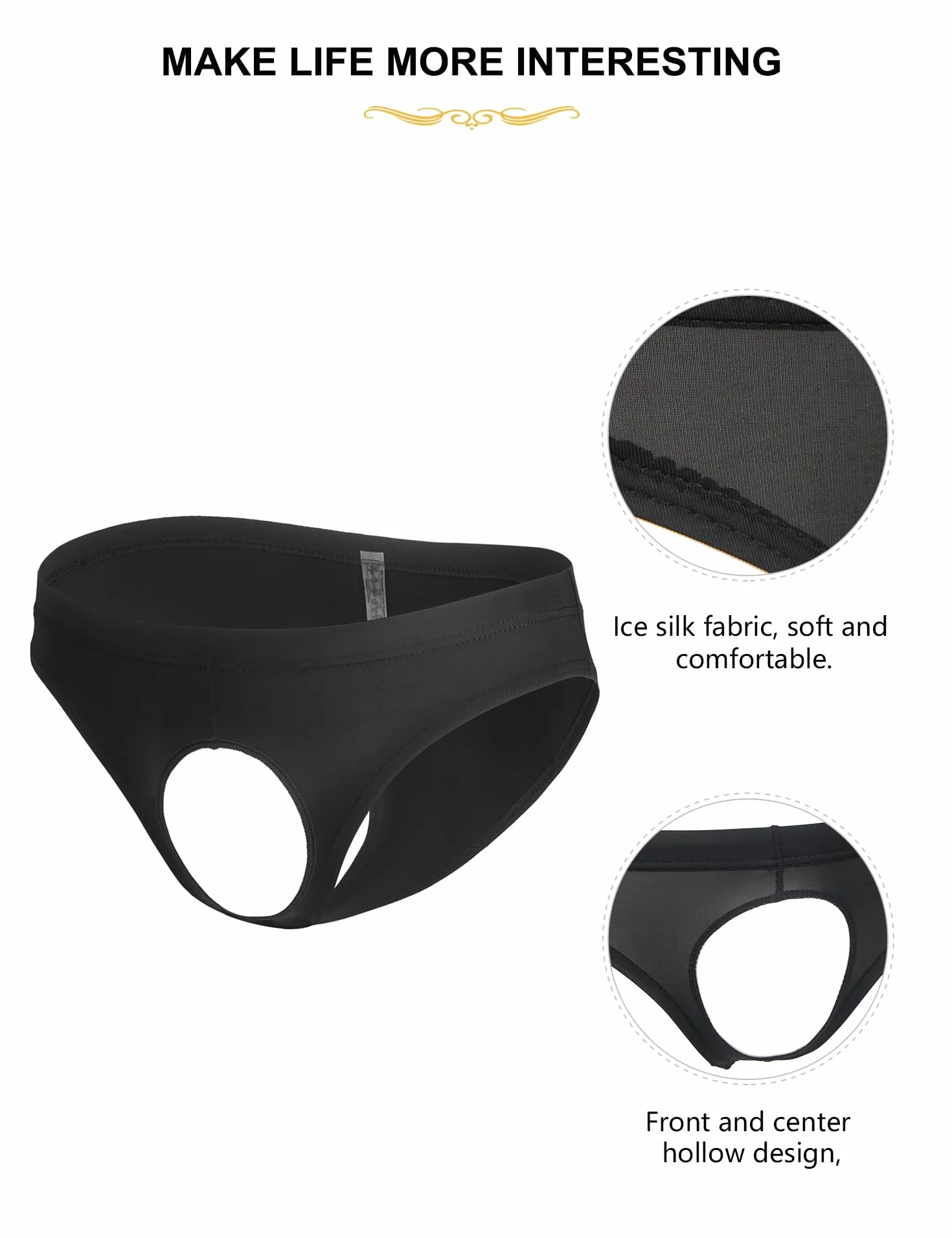 Perizoma Uomo Seducente Mutande Apertura Frontale Tanga Taglie Forti Intimo Slip Vita Bassa Jockstrap Traspirante Sospensorio Lencería Masculina Briefs Thong Man Underwear