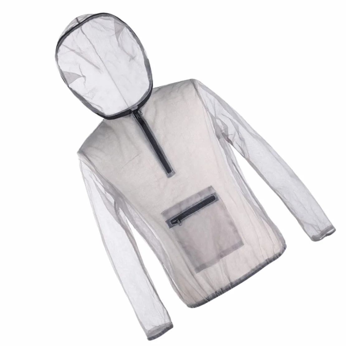 Tuta antizanzare con cappuccio Rete antizanzare Maglia estiva Protezione dagli insetti Abbigliamento Traspirante Leggera Protezione per la pesca Campeggio