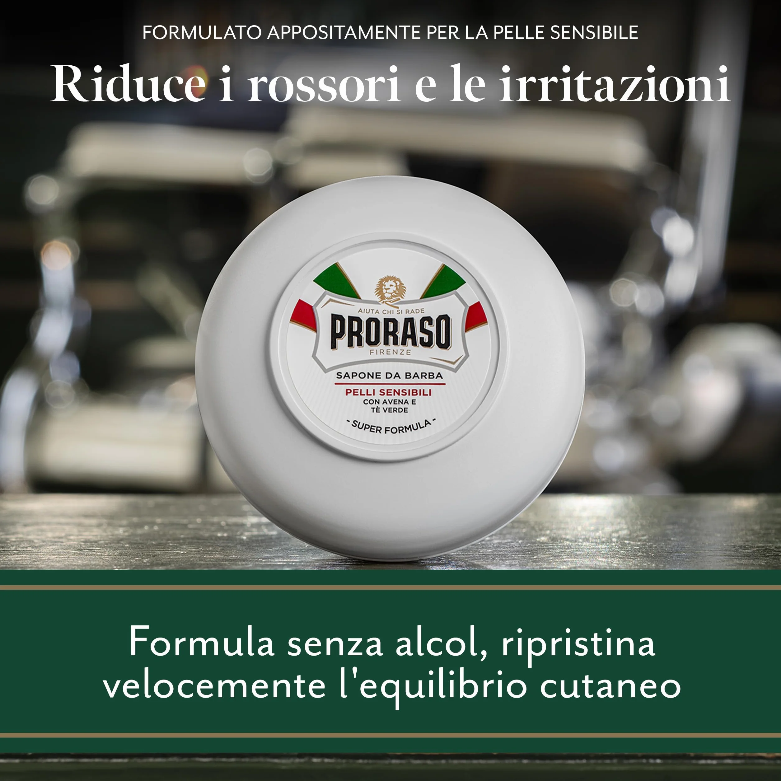 Proraso Ciotola Sapone da Barba, Pelli Sensibili, 150 Ml