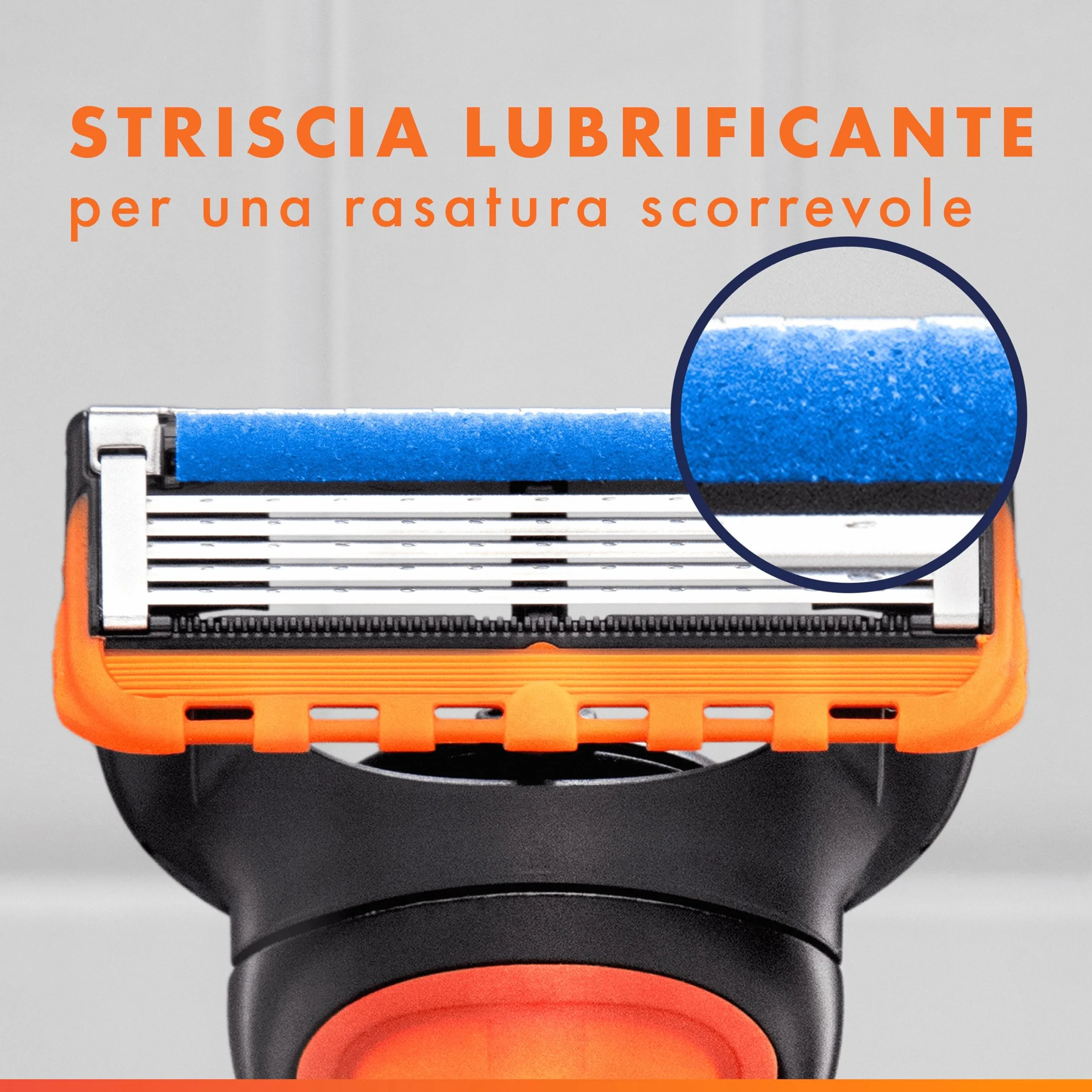 Gillette Fusion5 12 Lamette di Ricambio per Rasoio, con Striscia Lubrificante per una Scorrevolezza Fluida e 5 Lame per una Rasatura Profonda e Duratura, Lamette Rasoio Barba Gillette
