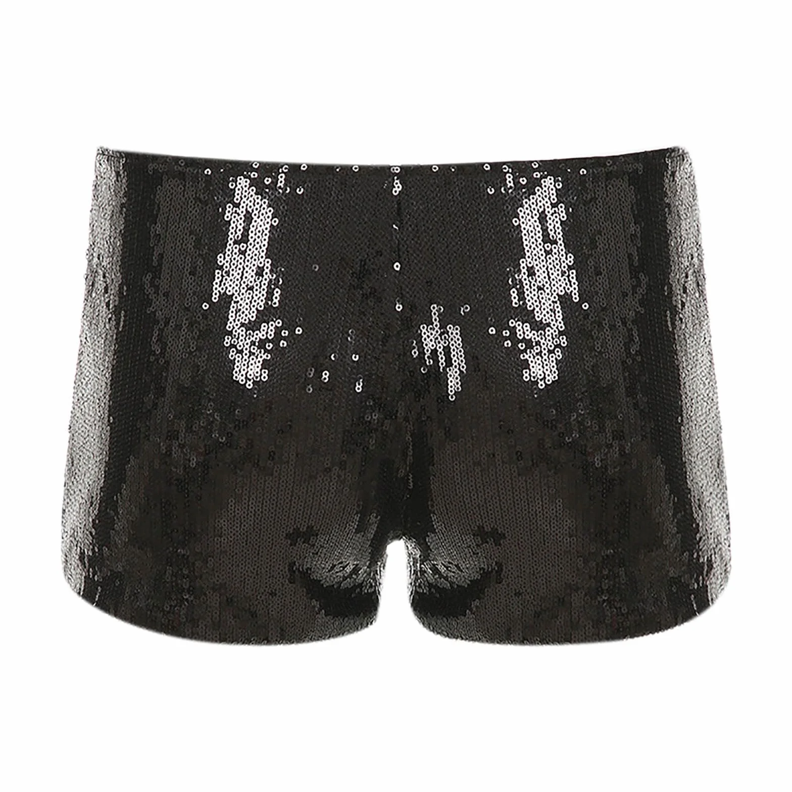 Pantaloni da donna con paillettes lucidi per ballo feste carnevale costume