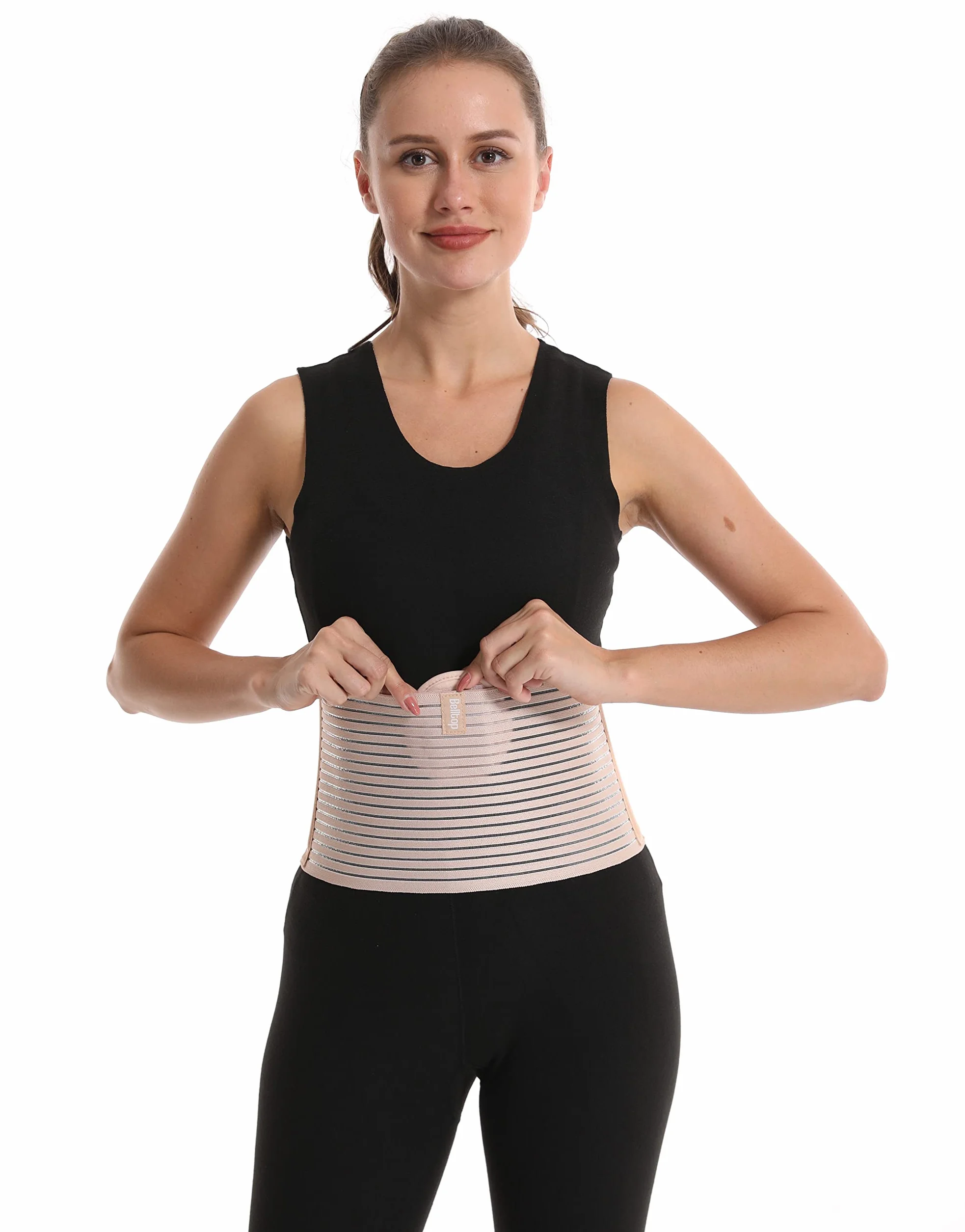 Fascia ernia ombelicale: uomo e donna- sostegno per ernia addominale. Cintura ernia ombelicale ergonomica. Guaina pancera post parto/fascia post parto: ortopedica (S/M)