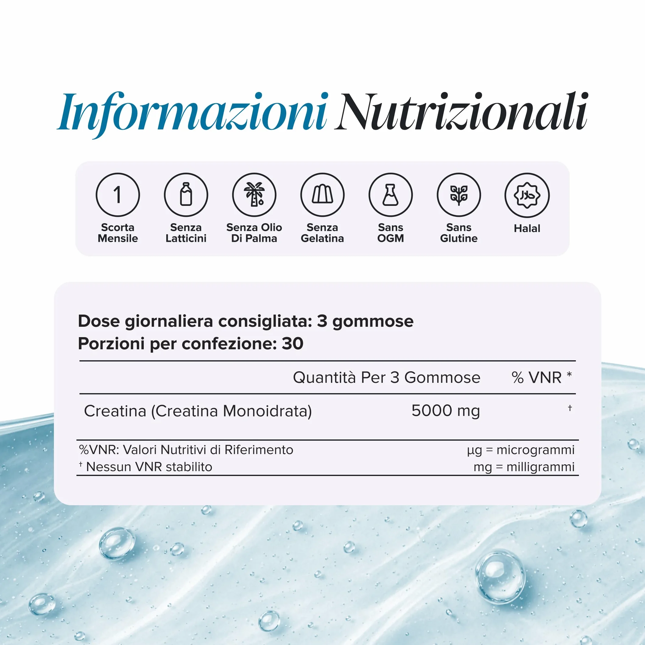 Creatina Monoidrata Gommose – 5000 mg per Porzione ad Alta Forza – Aumenta le Prestazioni Fisiche – Alternativa a Polvere, Compresse e Capsule – Vegana, Gusto Fragola – 90 Gommose – Novomins