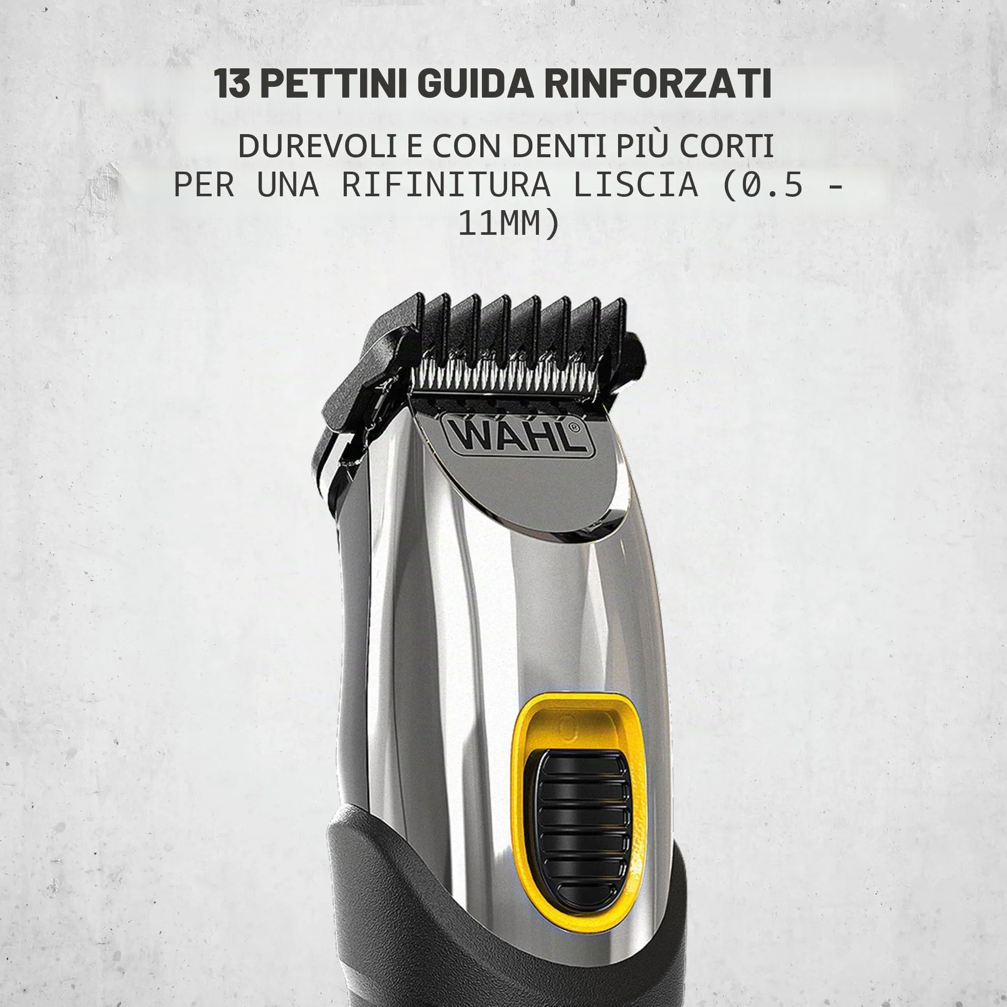 WAHL Regolabarba Extreme Grip 240 V Nero Arancione