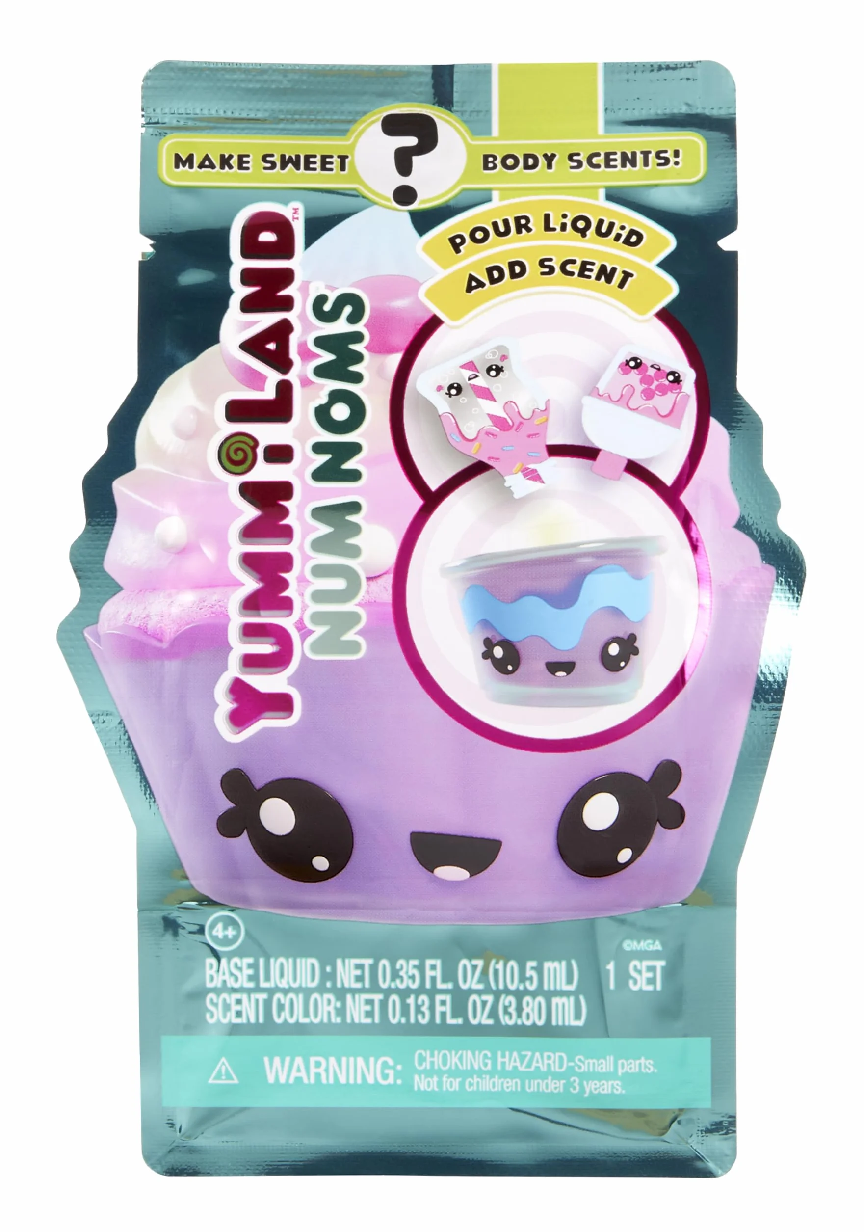 Yummiland Num Nom Body Scents Series 2 Bambola - 10 Personaggi, Confezione Cieca, Fragranza Fai-da-te, Profumo Roll-on, Oggetti da Collezione 4+