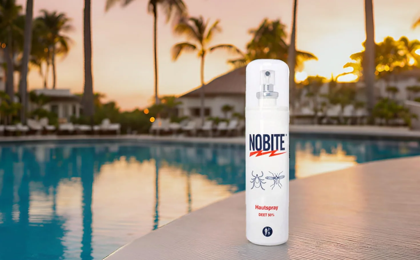 NOBITE Spray Antizanzare 100ml 50% DEET Repellente Insetti