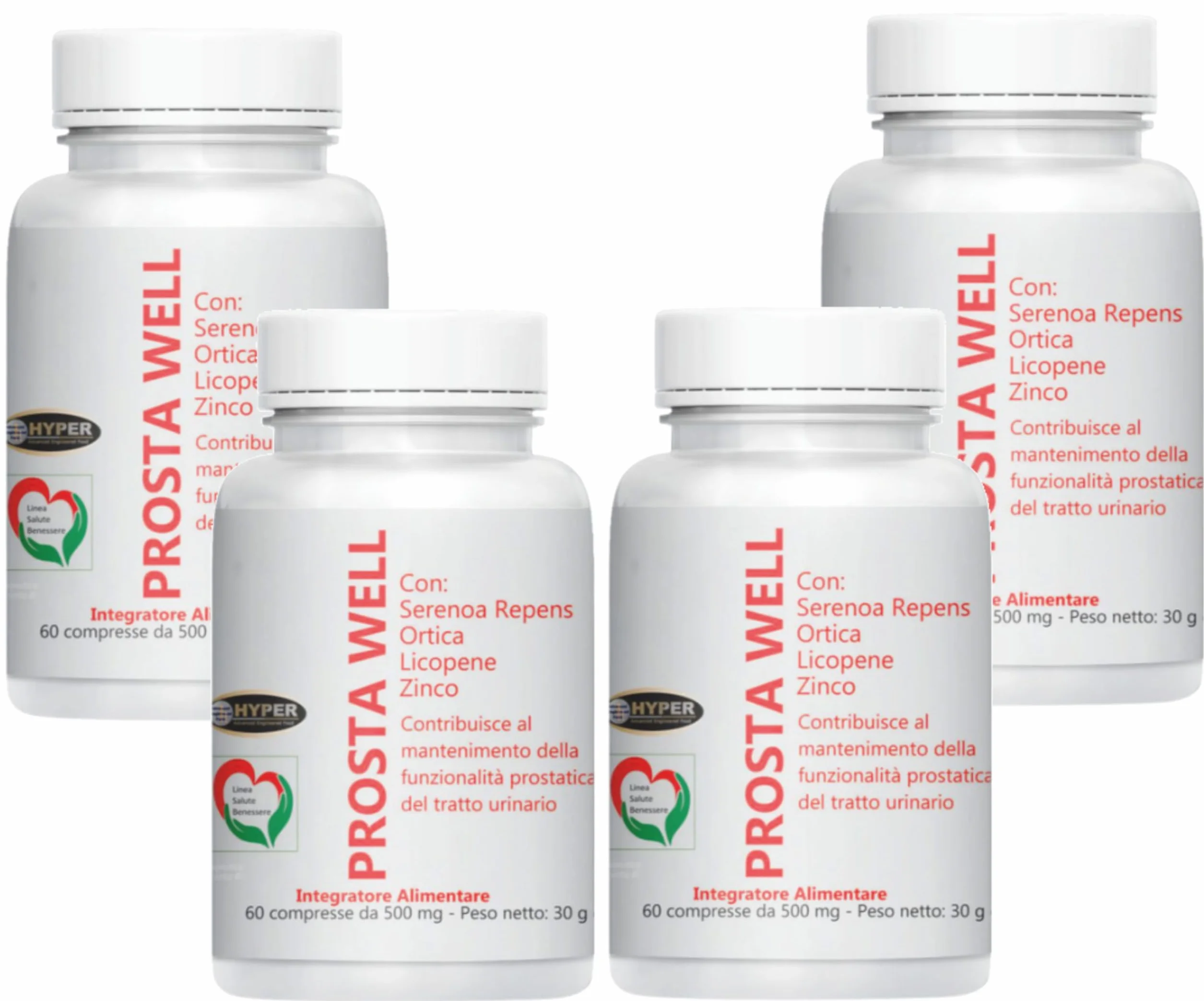Prosta Well Integratore Benessere Prostata Vie Urinarie Serenoa Repens Ortica Licopene Zinco 240 Compresse