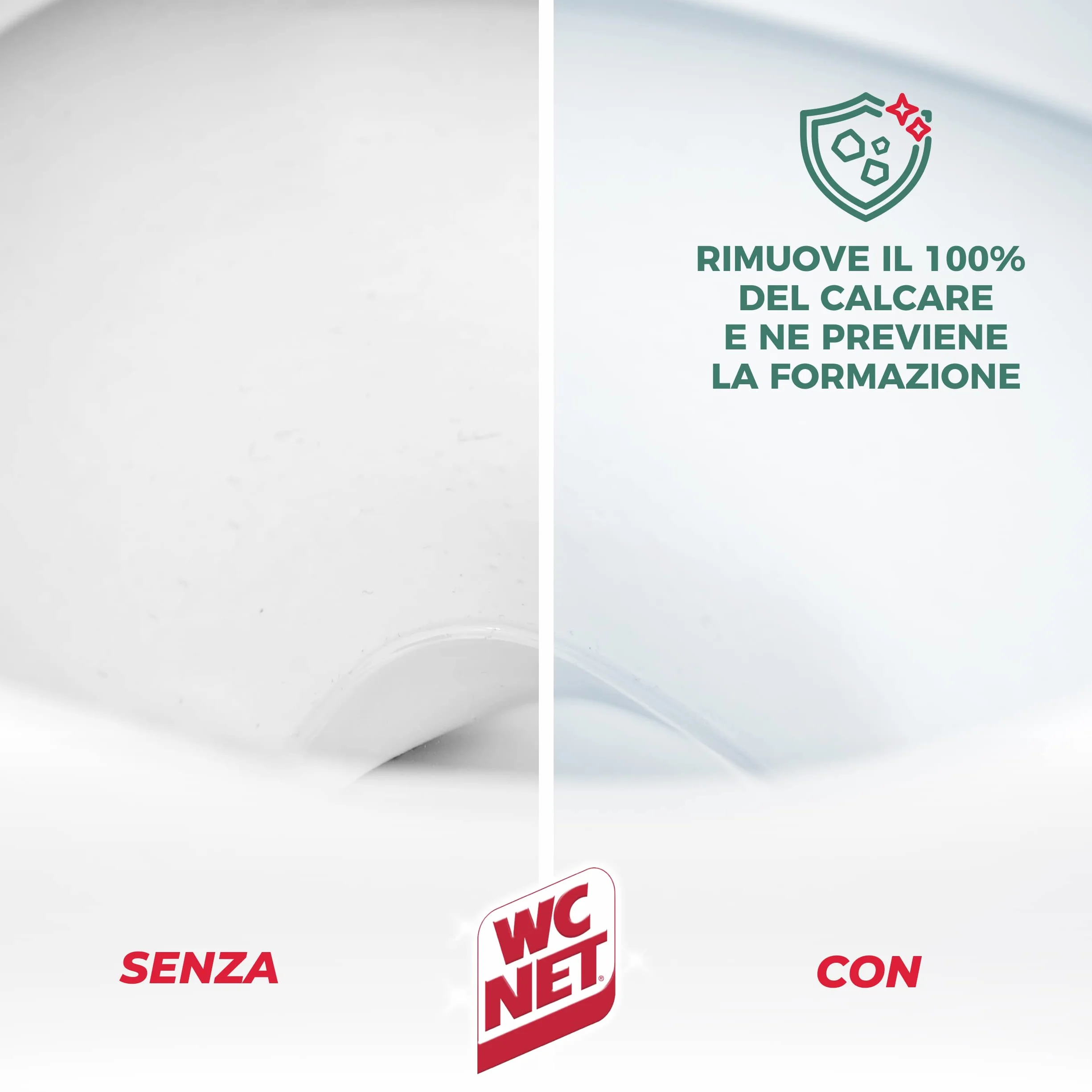 Wc Net - Disincrostante Disinfettante Gel per Sanitari e Superfici, Pulitore Liquido per Wc, 700 ml