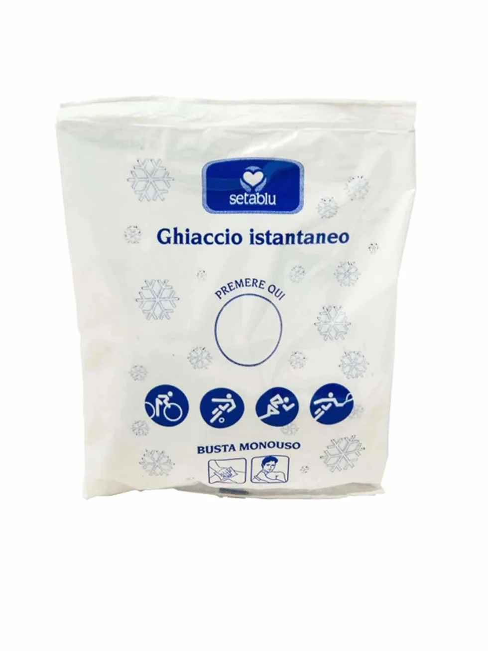 Vetrineinrete® Ghiaccio istantaneo sintetico secco kit 3 buste monouso crioterapia per traumi e contusioni per sport calcio e cassette pronto soccorso M67