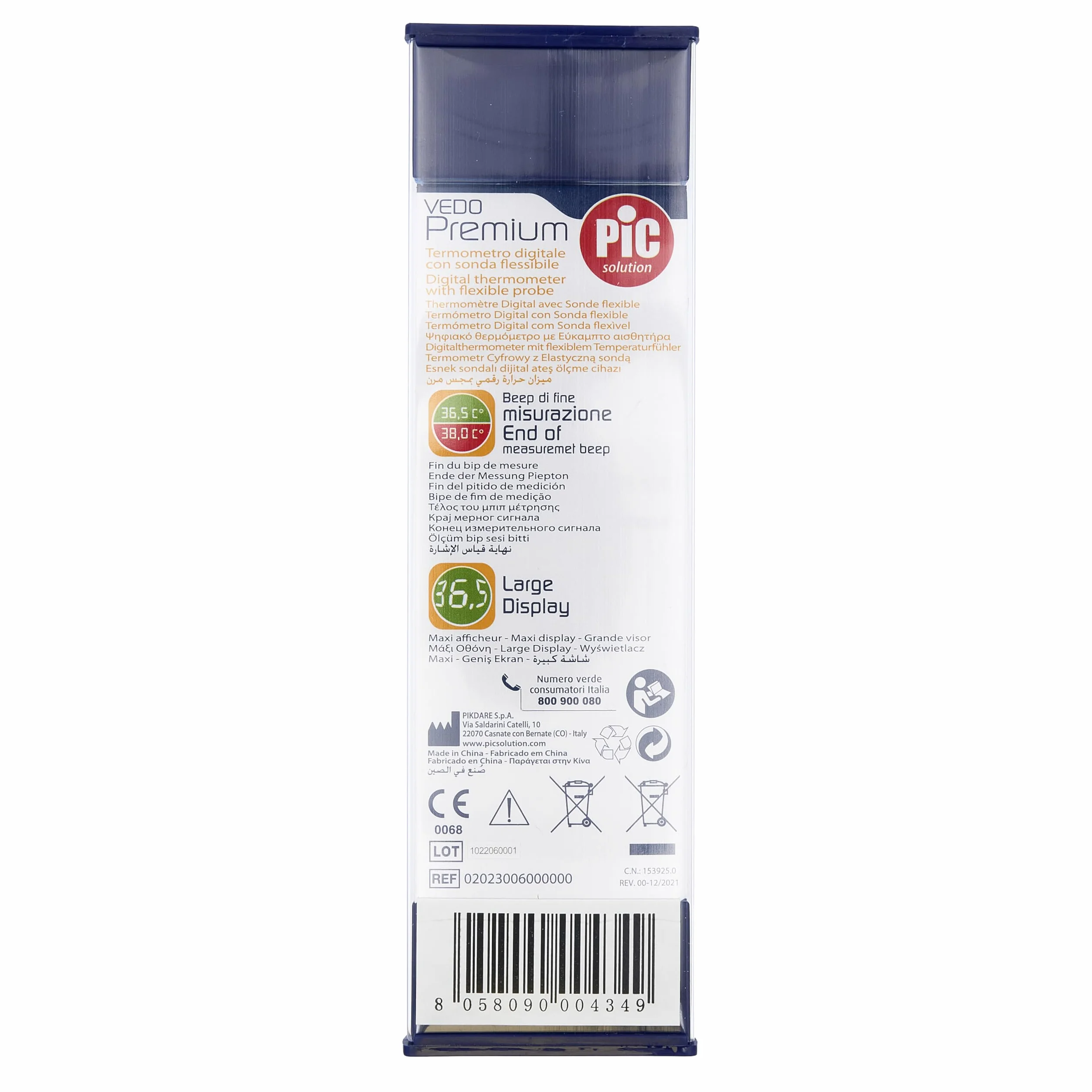 Pic Solution Termometro Digitale VedoPremium