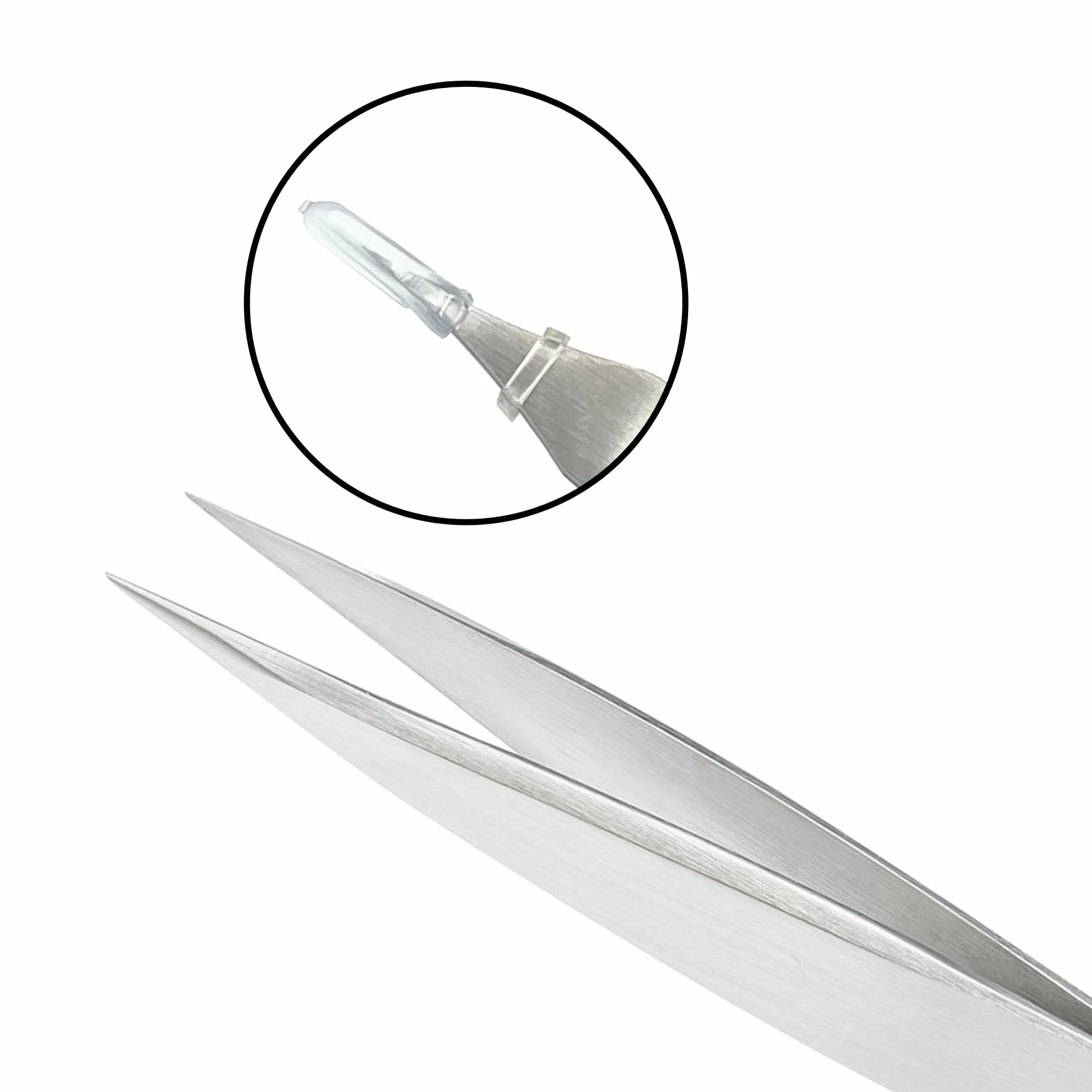 REMOS Mini Pinzetta per schegge in acciaio inox - punta fine - 6 cm
