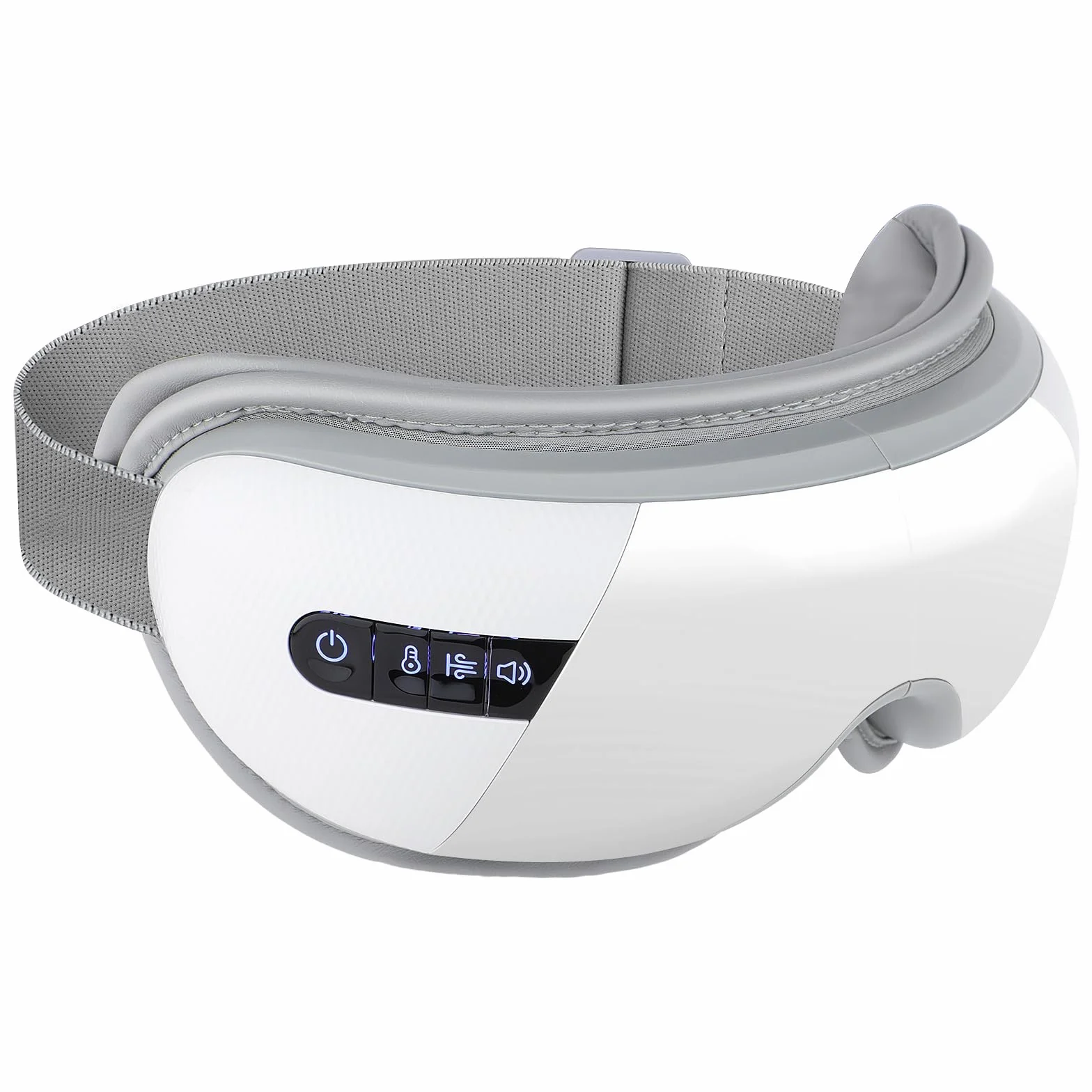 Maschera Elettrica per gli Occhi con Calore, Musica Bluetooth e Vibrazione Multifrequenza