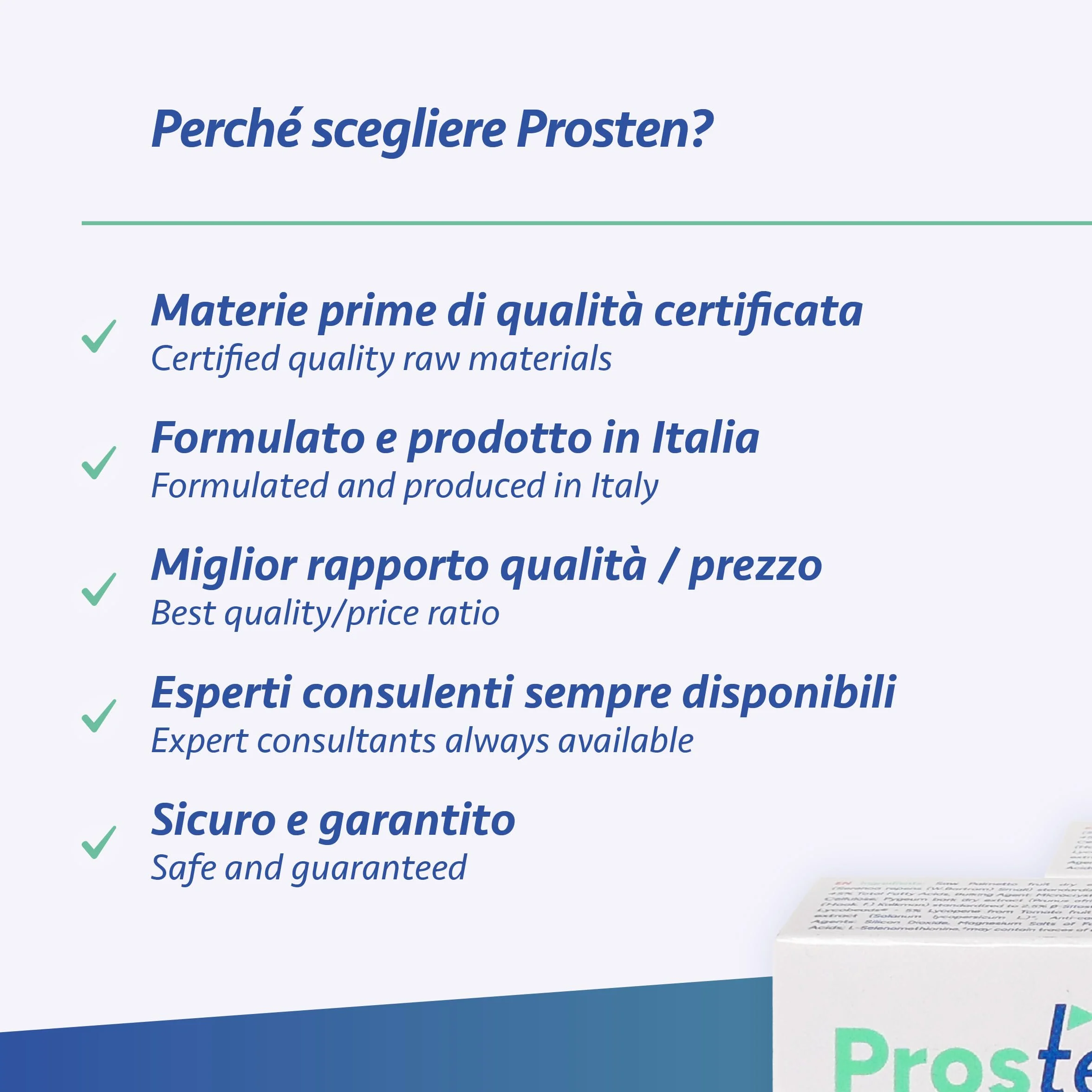 PROSTEN Integratore Prostata Uomo 30 Compresse Serenoa Repens Zinco Vitamina E