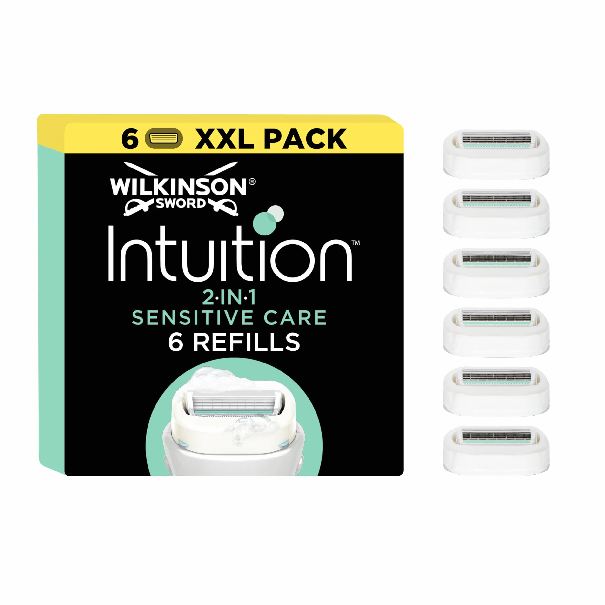 Wilkinson Sword Intuition Rasoio Donna 6 Testine