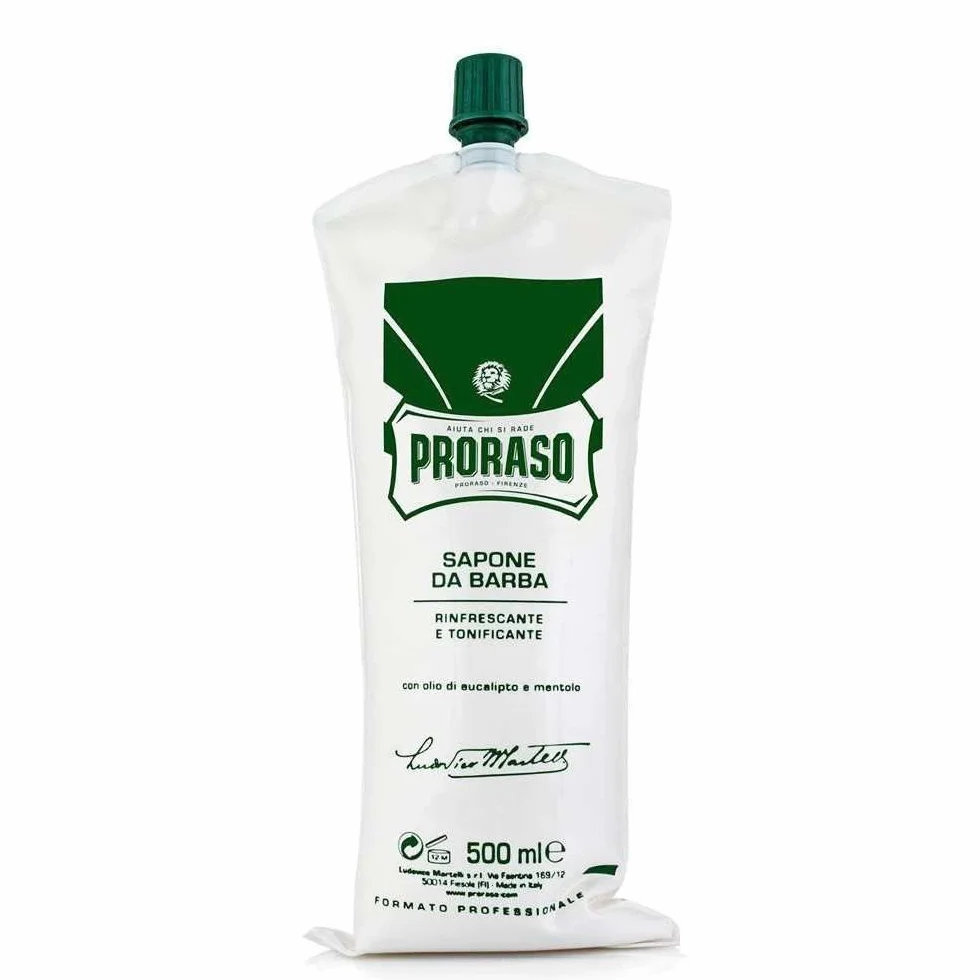 3X Proraso Sapone Barba Rinfrescante Tubo 500ML (3X500ML)