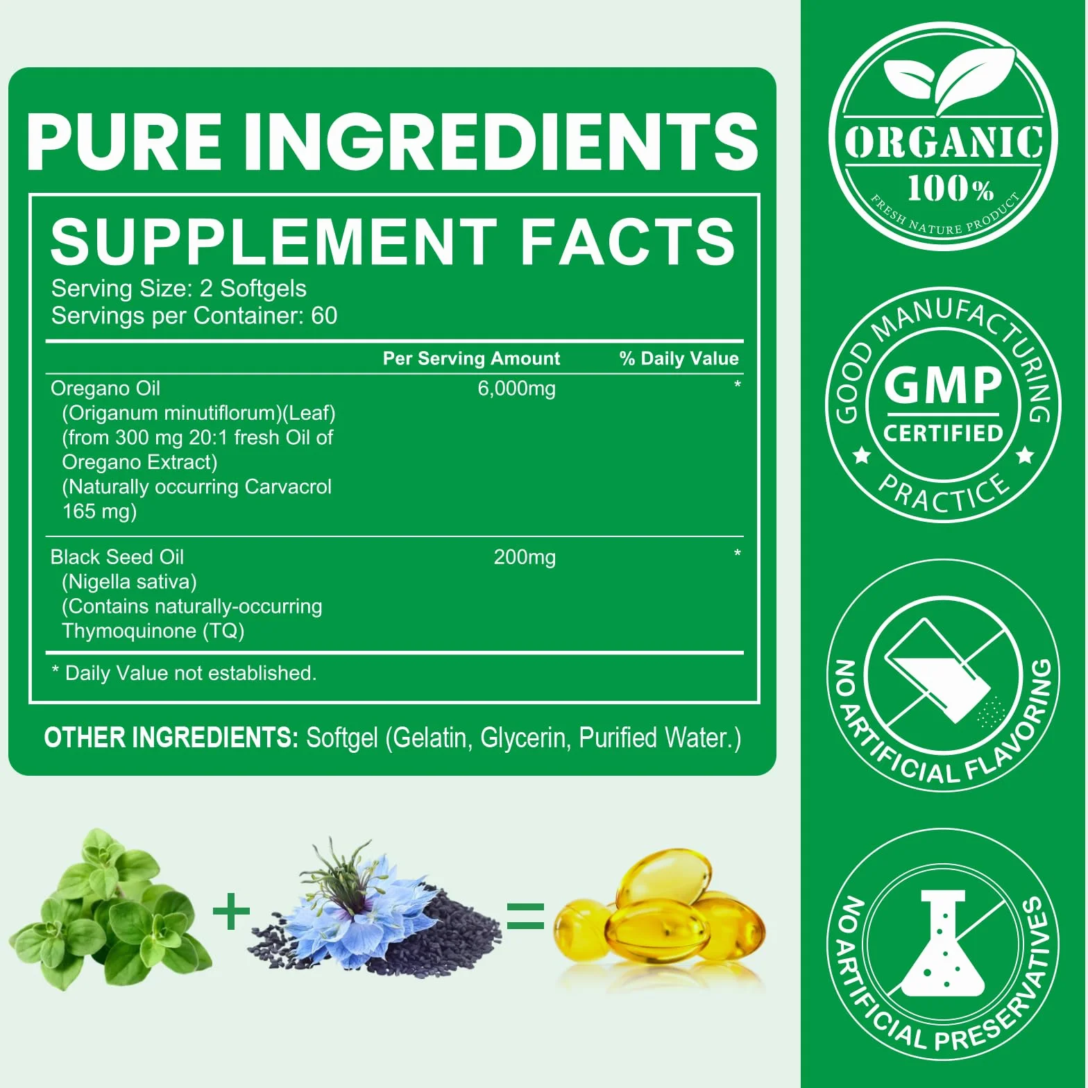 Olio essenziale di origano - Capsule