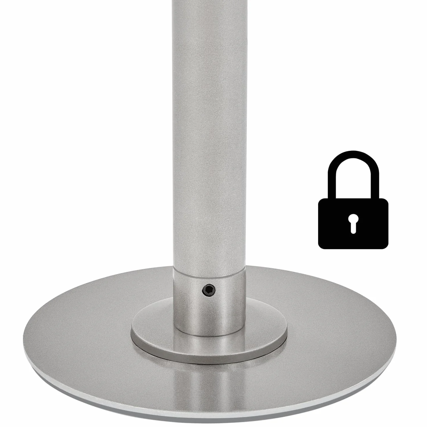Yaheetech Palo Pole Dance da Ballo in Acciaio Regolabile 225-274,5 cm per Interni Fitness