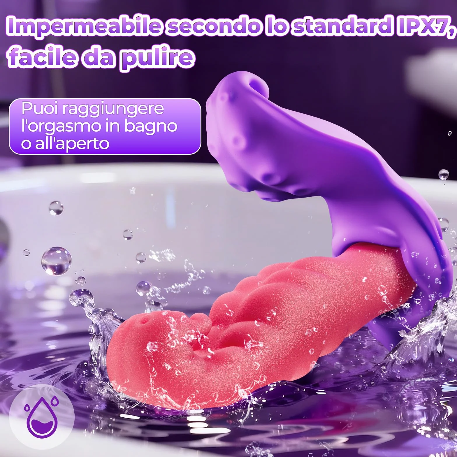 Vibratore per Masturbatore Uomo, Stimolazione Prostatica per Uomini con 5 Funzioni di Urto Peristaltico e 8 Vibrazioni, Plug Anale Dilatatore Donna, Vibratore Anale per Uomini e Coppie Sex Toys