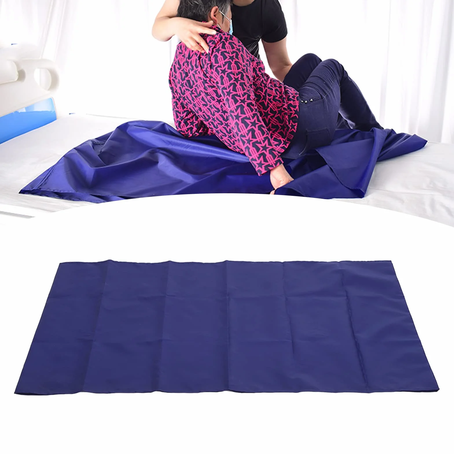 Teli Scorrevoli Multifunzionali per Anziani 110x68cm Ausili Trasferimento Ospedale