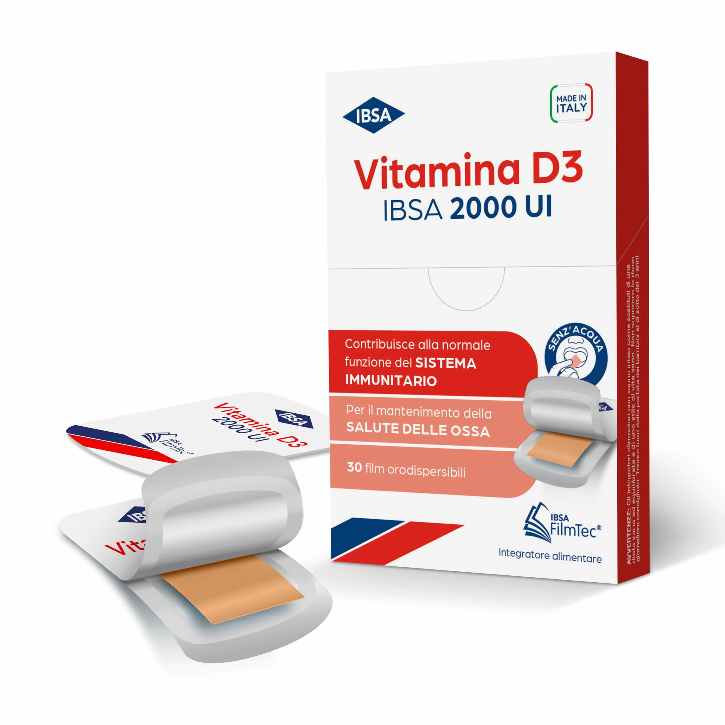 Vitamina D3 IBSA 2000 UI - 30 Film Orodispersibili
