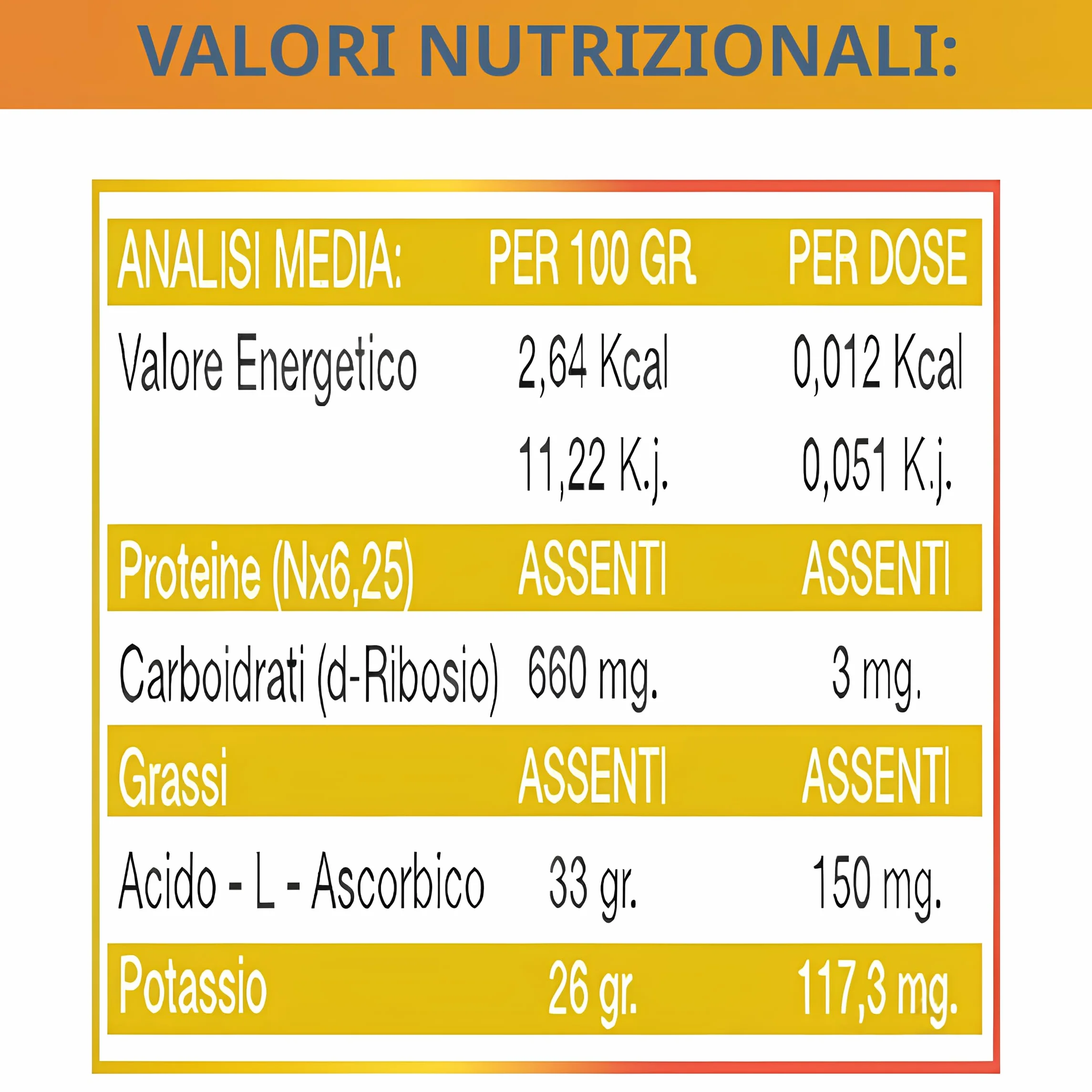 Nike RCK ® Ascorbato di Potassio con D-Ribosio 100 dosi, integratore stanchezza con bicarbonato di potassio e vitamina c per il rinforzo delle difese immunitarie adulti completo di vitamine e minerali